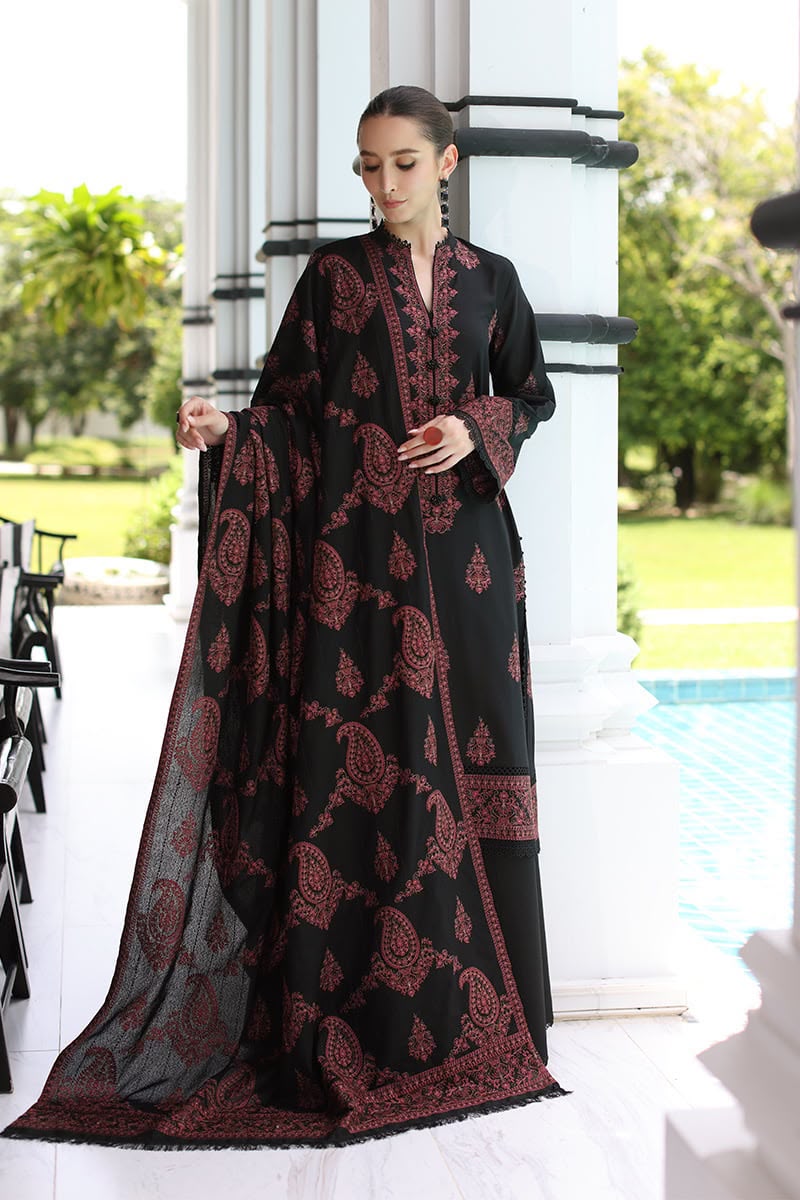 Bareeze Embroidered Heavy Dhanak Suit - image 10