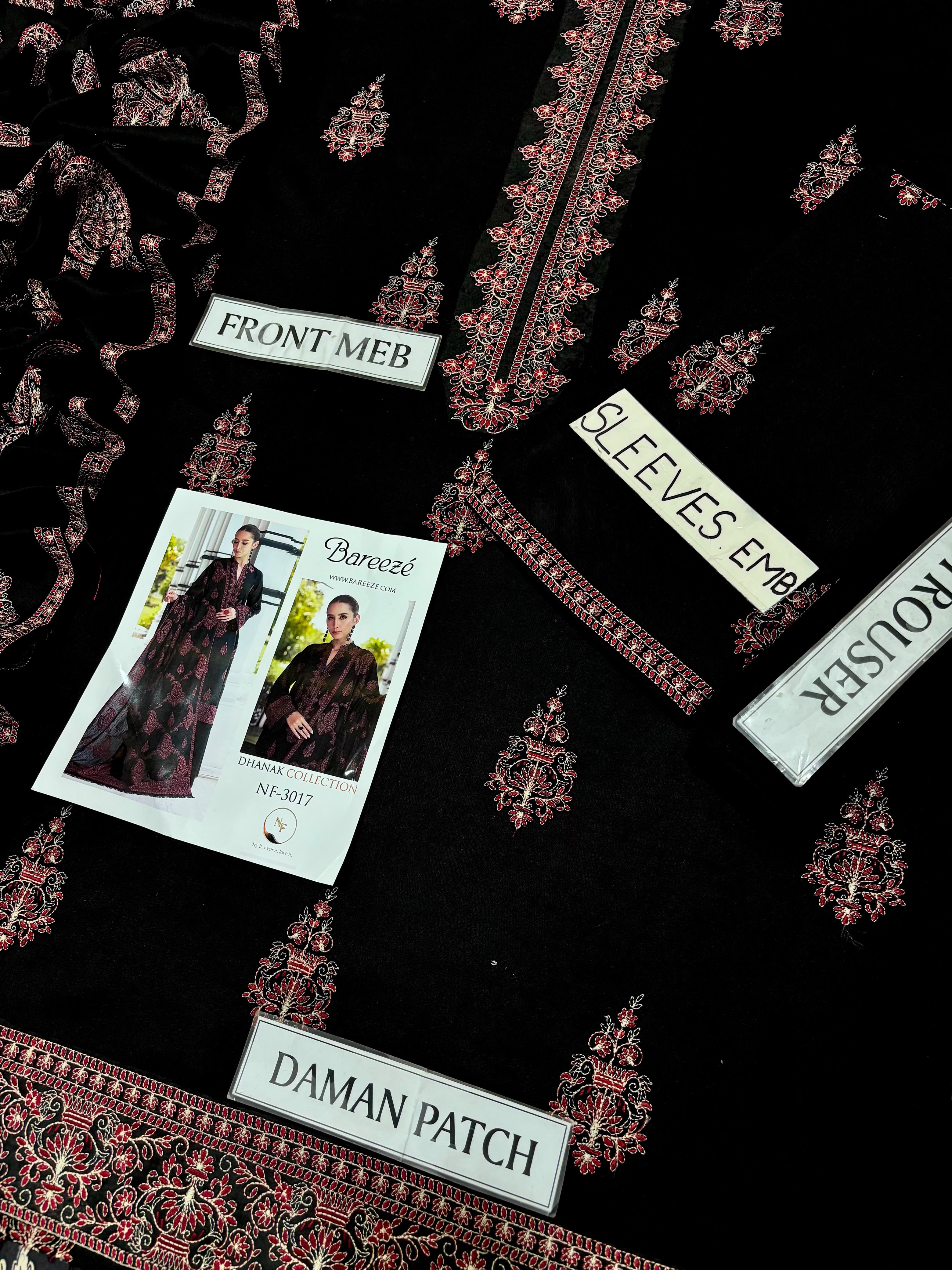 Bareeze Embroidered Heavy Dhanak Suit - image 14