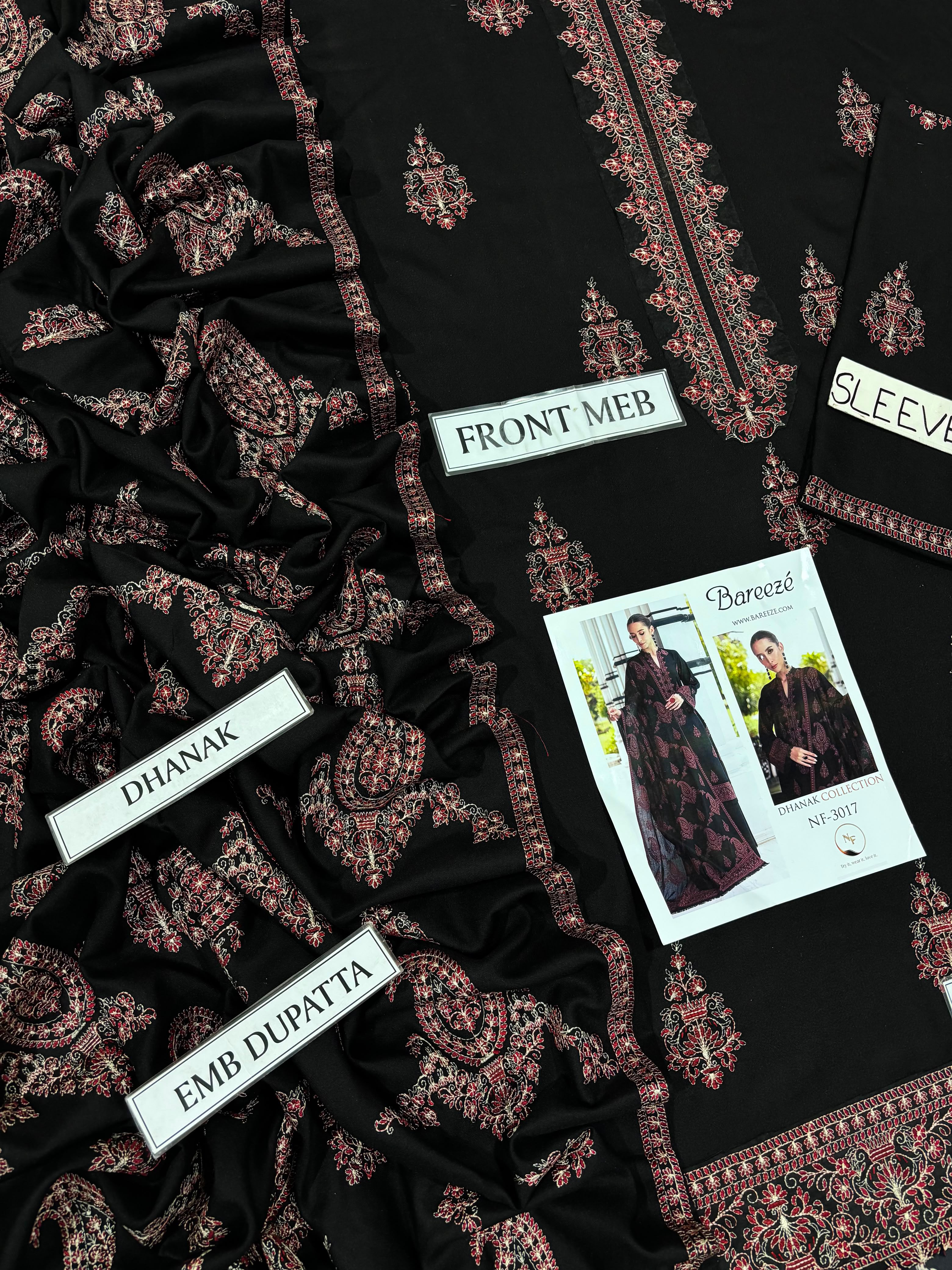 Bareeze Embroidered Heavy Dhanak Suit - image 16