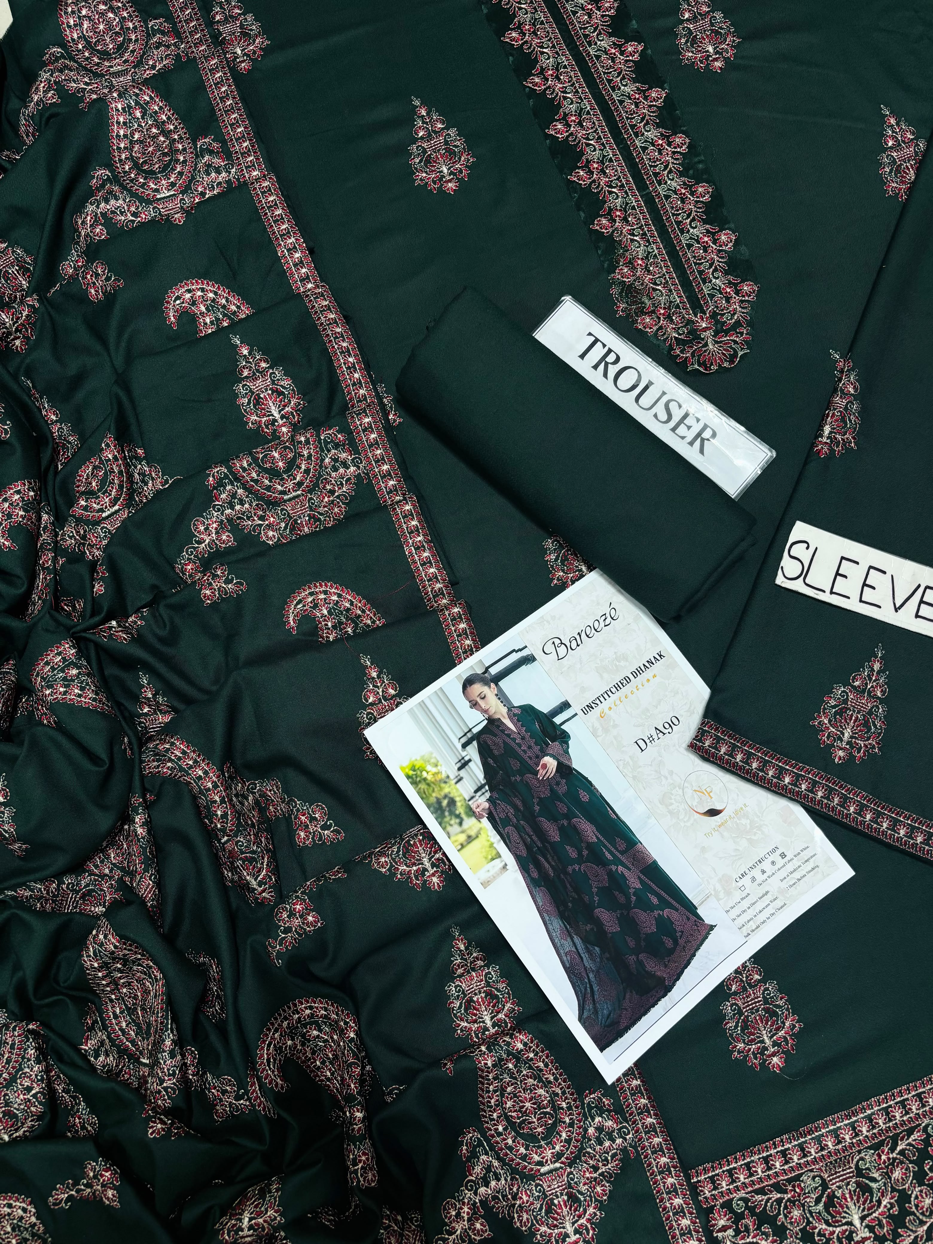 Bareeze Embroidered Heavy Dhanak Suit - image 20