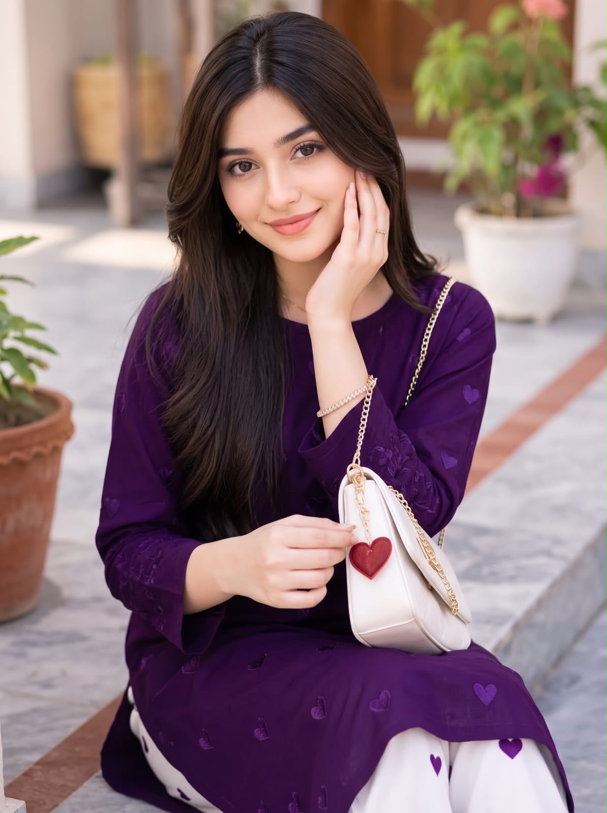Bonanza Satrangi 2PC Embroidered Dhanak Suit - image 3