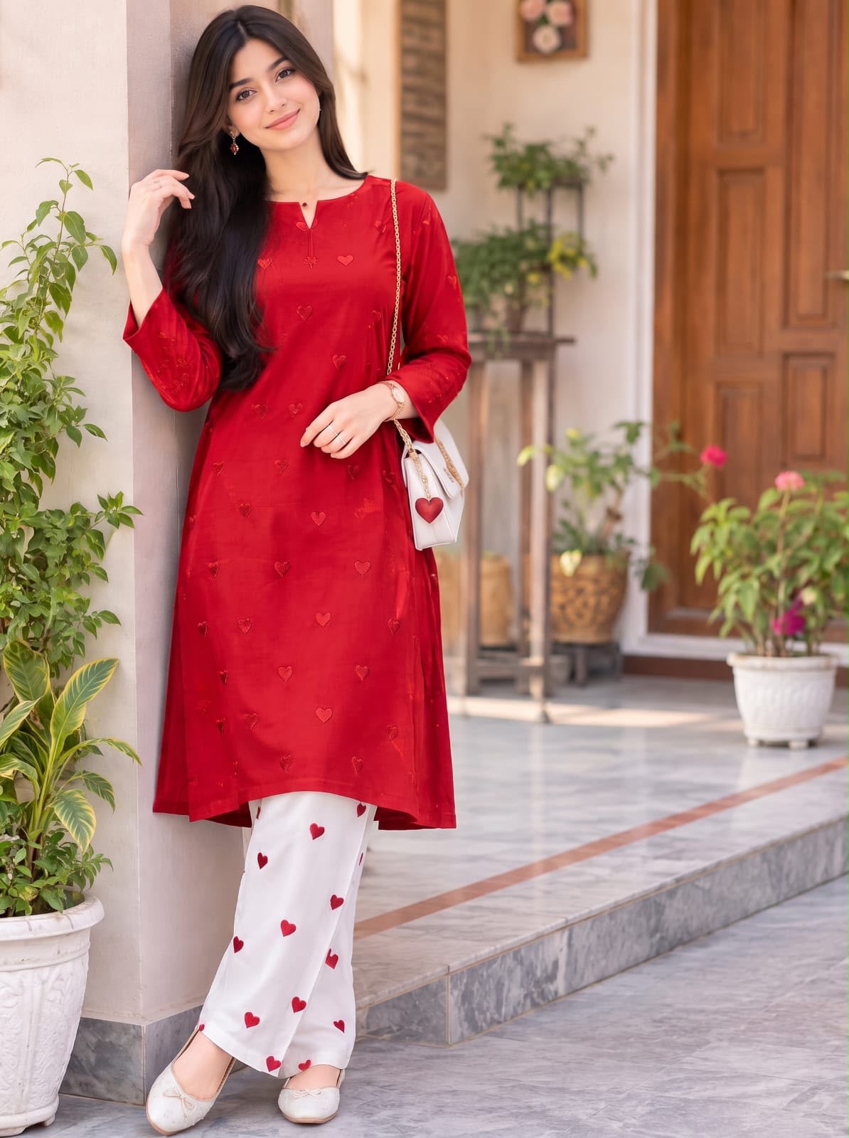 Bonanza Satrangi 2PC Embroidered Dhanak Suit - image 4