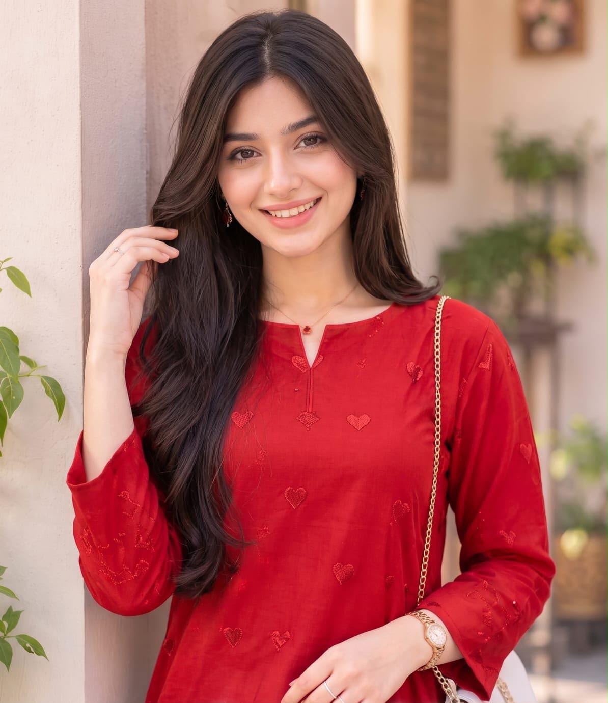 Bonanza Satrangi 2PC Embroidered Dhanak Suit - image 9