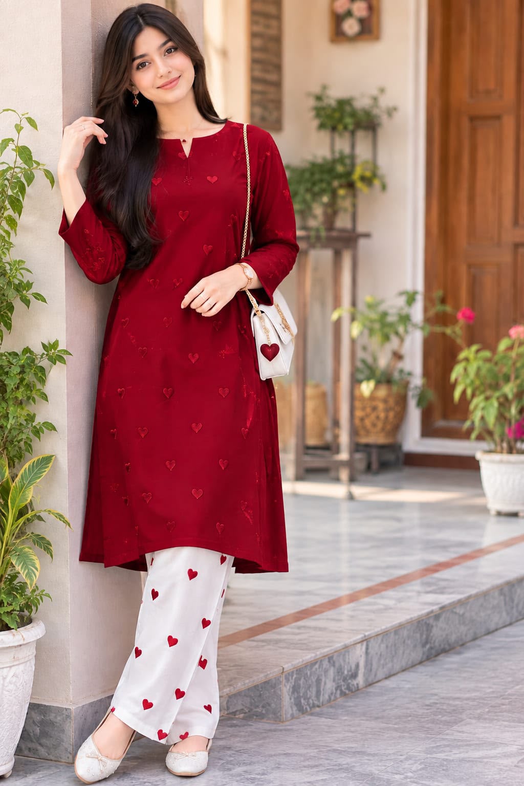 Bonanza Satrangi 2PC Embroidered Dhanak Suit - image 11