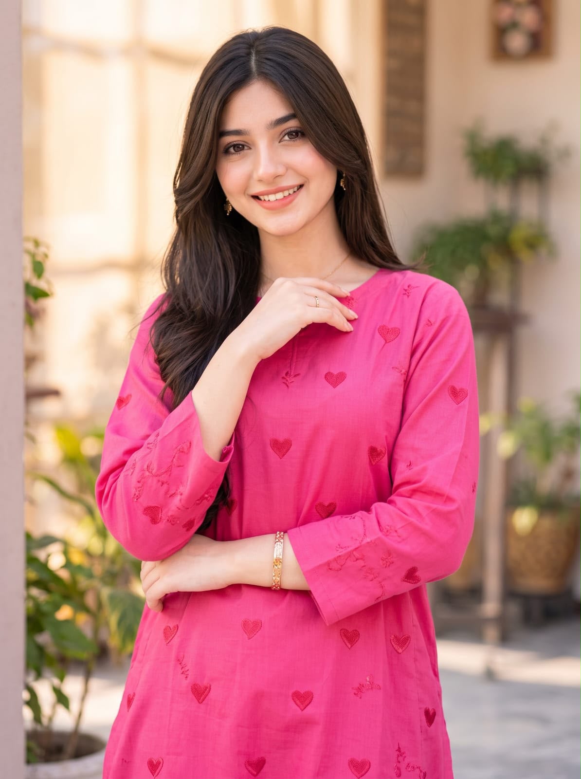 Bonanza Satrangi 2PC Embroidered Dhanak Suit - image 12