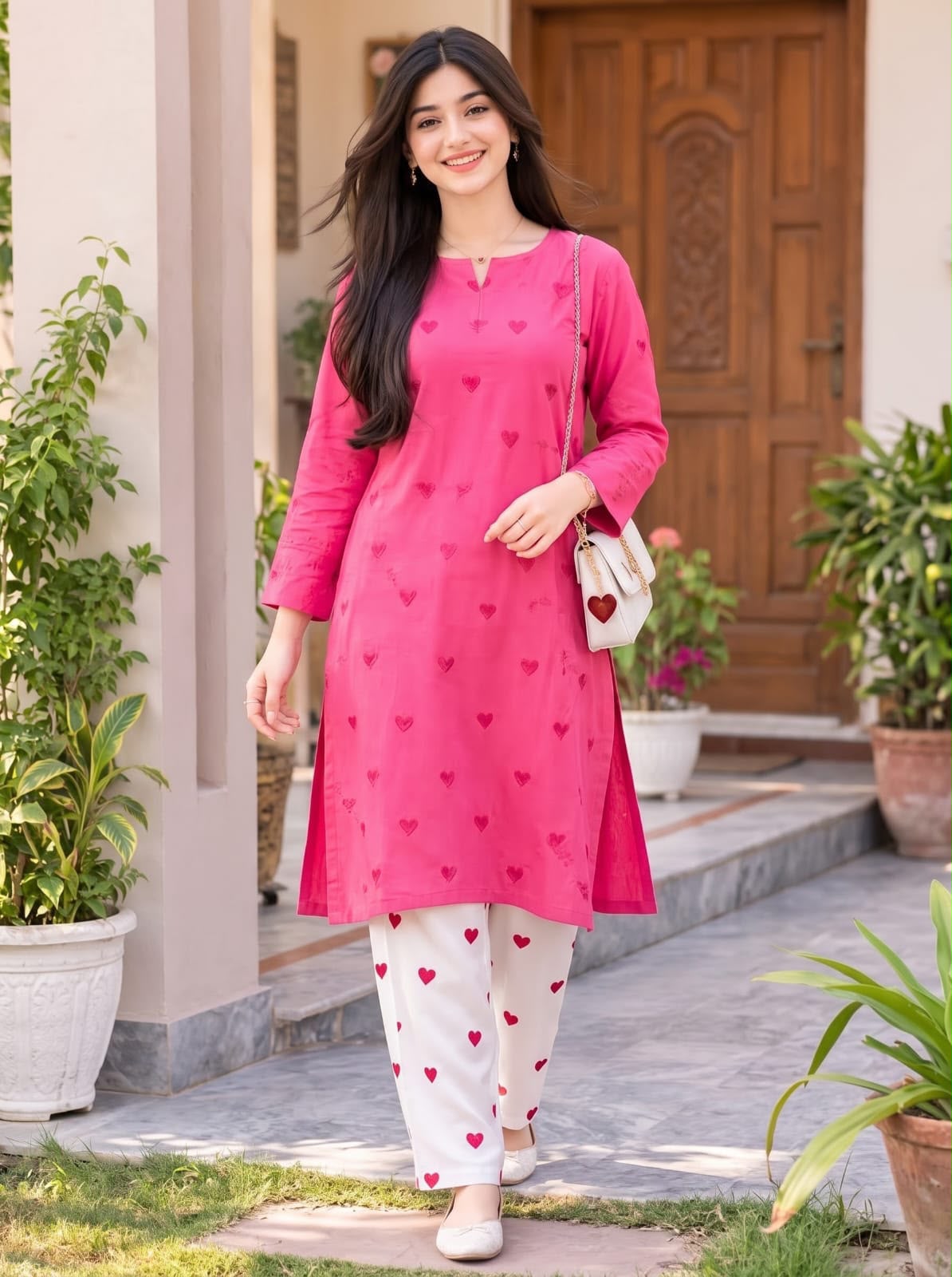 Bonanza Satrangi 2PC Embroidered Dhanak Suit - image 13