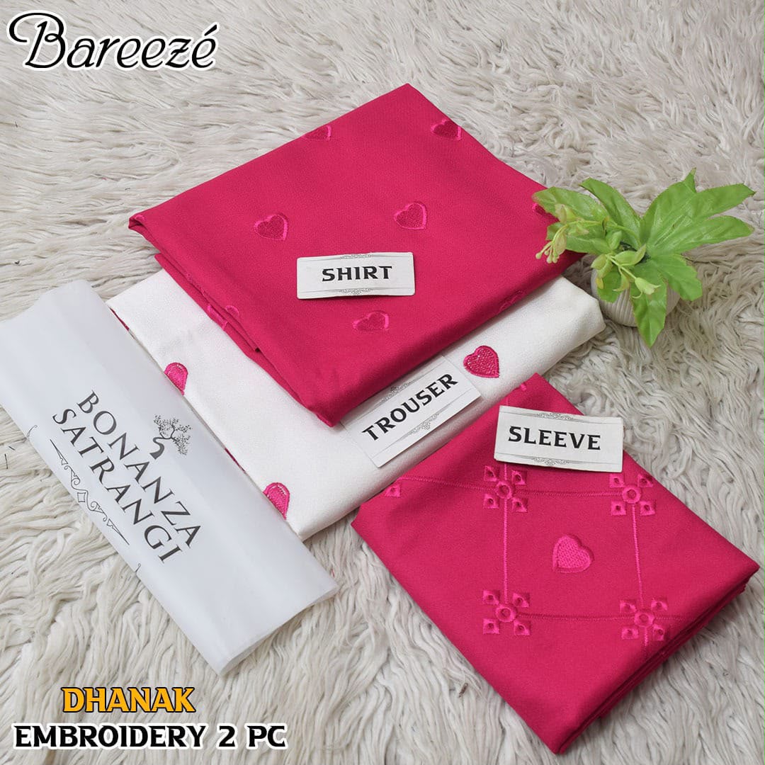 Bonanza Satrangi 2PC Embroidered Dhanak Suit - image 18