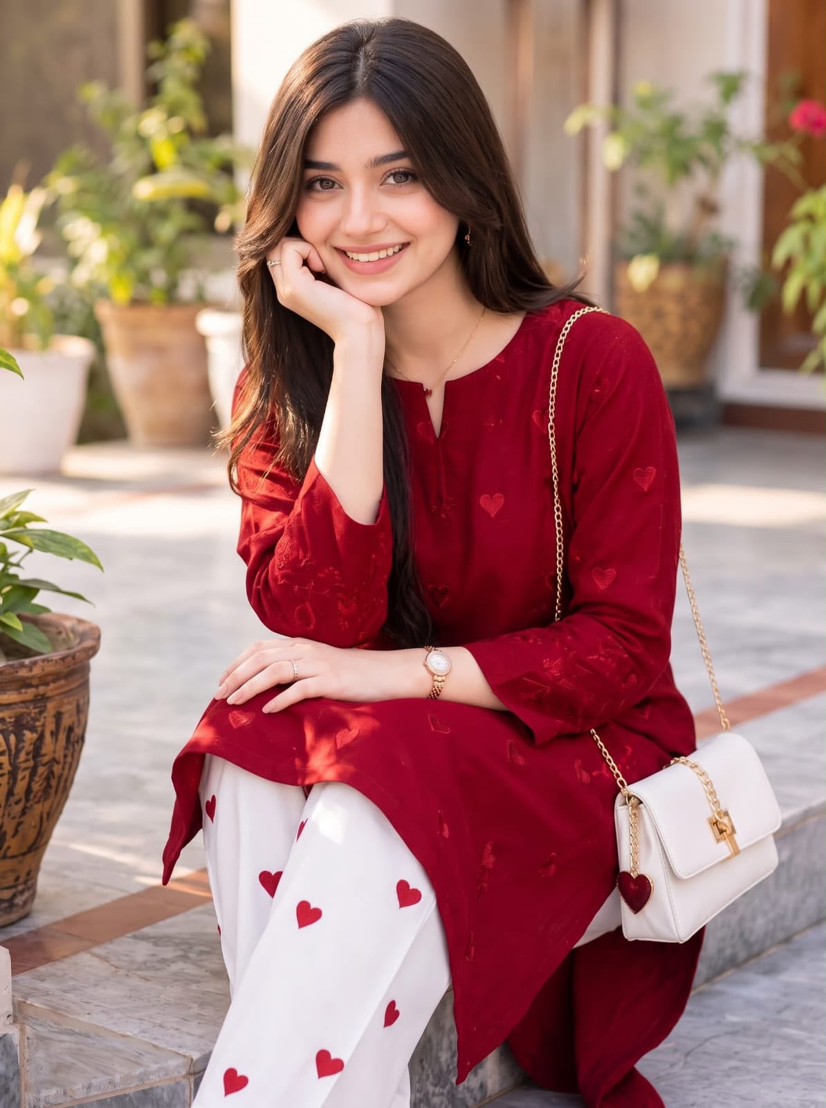 Bonanza Satrangi 2PC Embroidered Dhanak Suit - image 23
