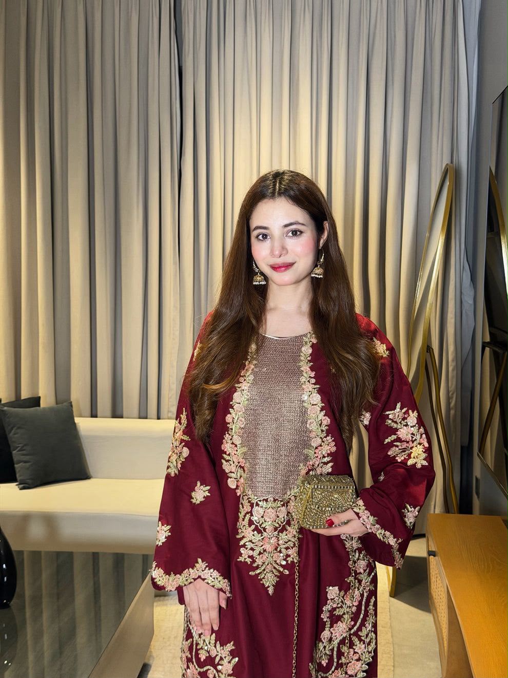 Ethnic Wear D435 Premium 2-Piece Silk Suit - image 29