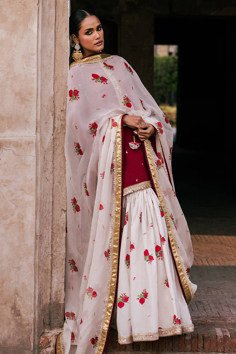 Preet Pret NF 3036 3PC Embroidered Dhanak Suit - image 5