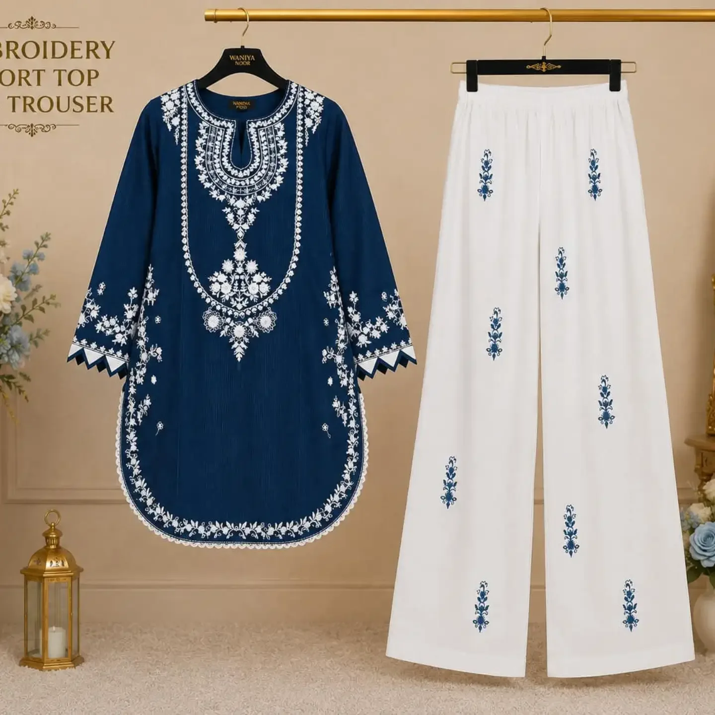 BANADORA LAWN EMBROIDERY 2PC STITCH COLLECTION Premium Sho — clothing image 5