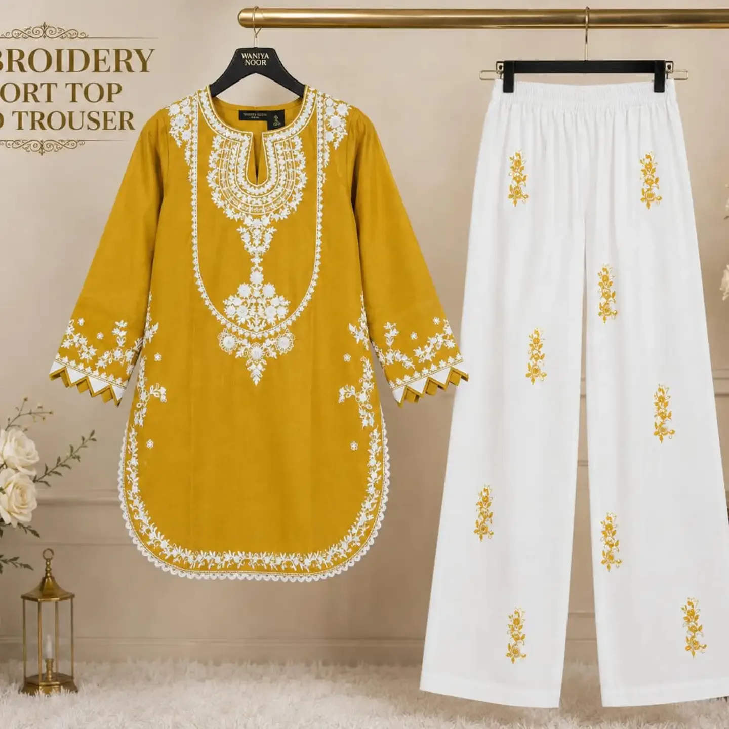 BANADORA LAWN EMBROIDERY 2PC STITCH COLLECTION Premium Sho — clothing image 9