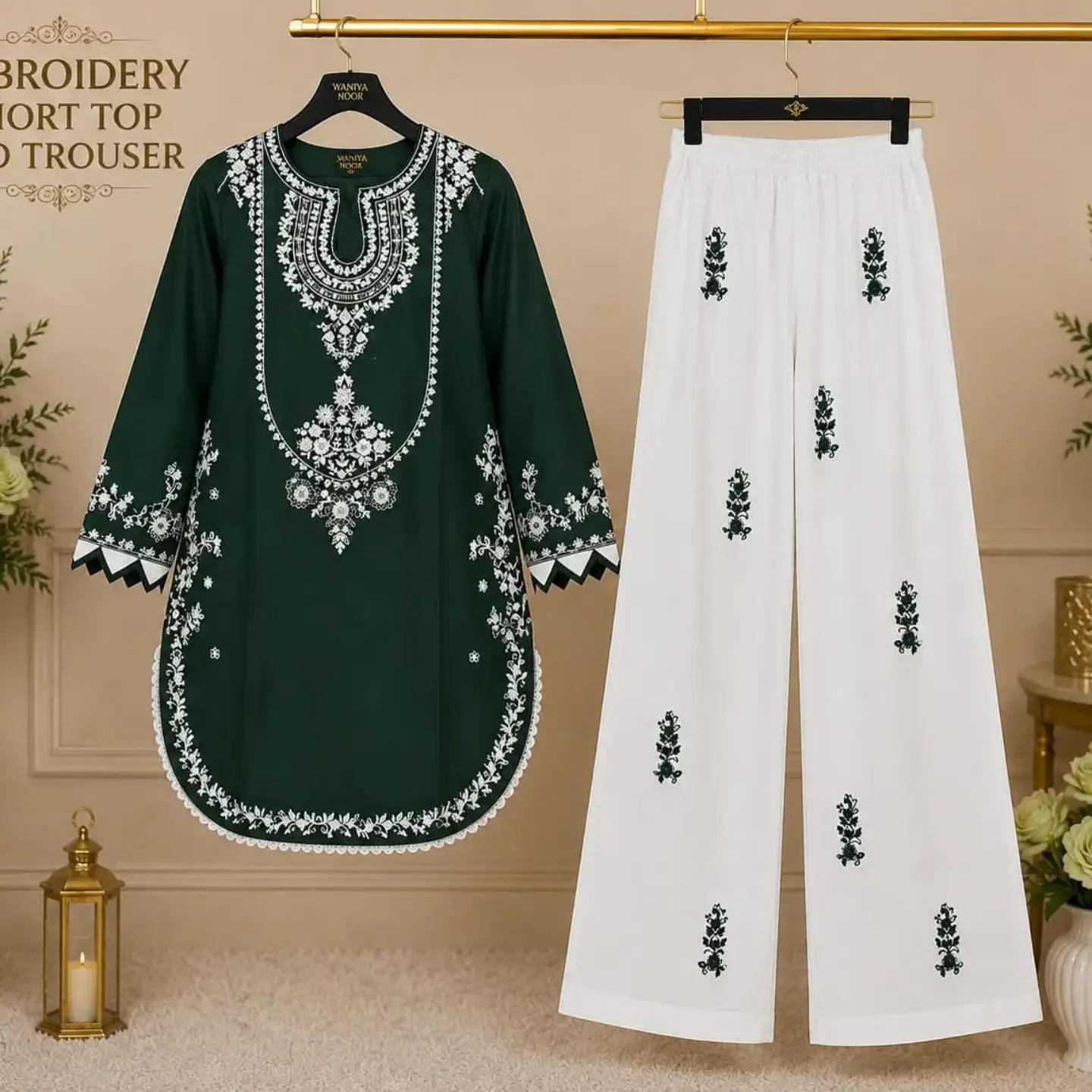 BANADORA LAWN EMBROIDERY 2PC STITCH COLLECTION Premium Sho — clothing image 12