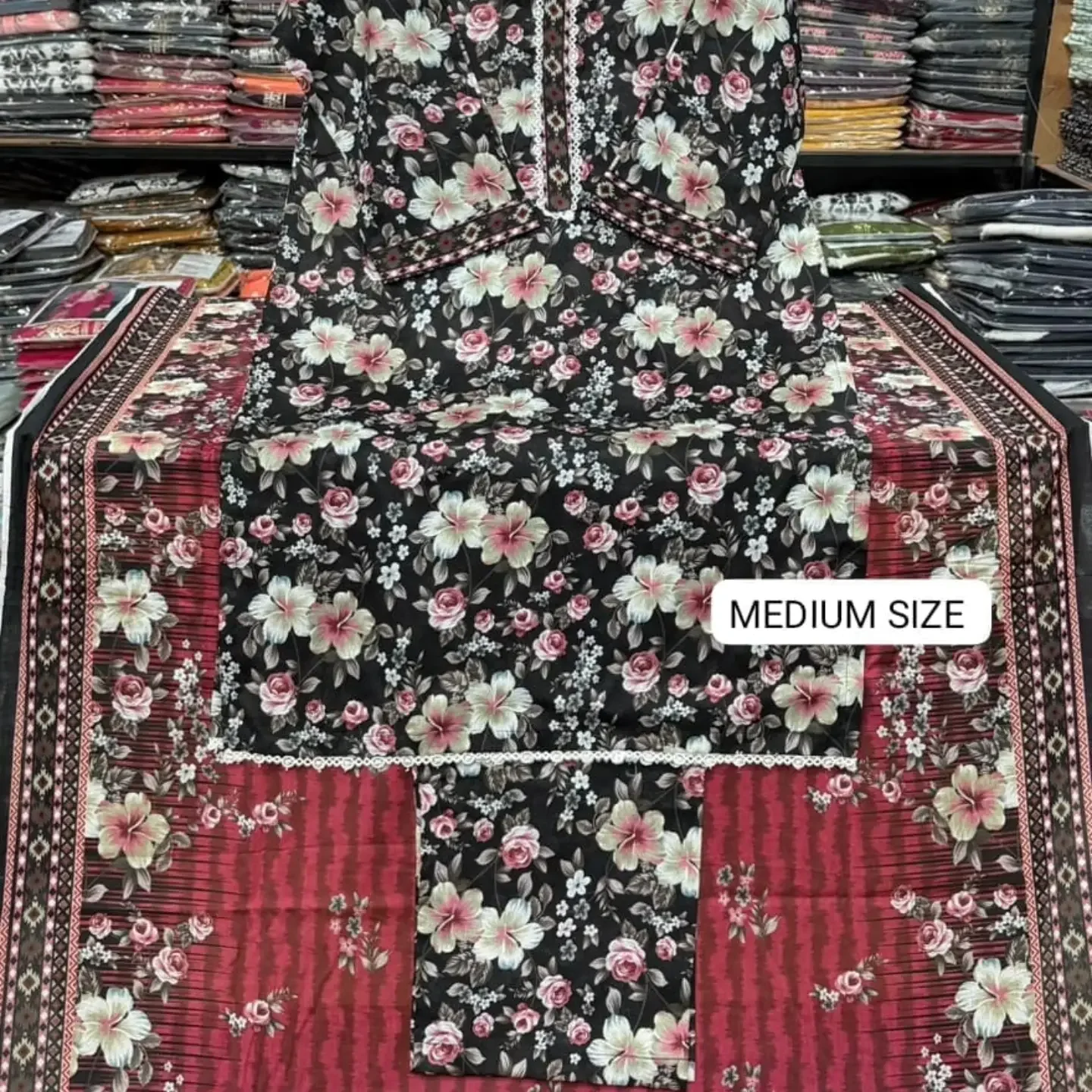 BIN SAEED STITCHED COLLECTION Original 3pc Printed lawn Co — clothing image 13