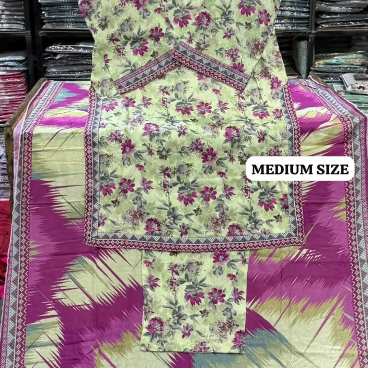 BIN SAEED STITCHED COLLECTION Original 3pc Printed lawn Co — clothing image 15