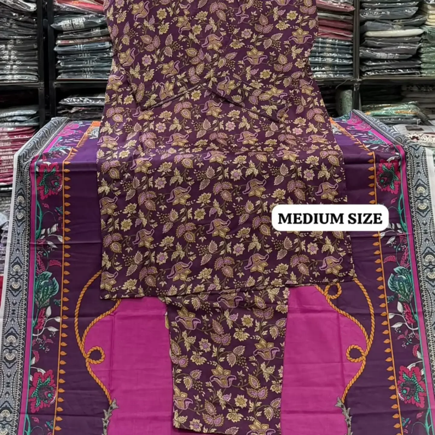 BIN SAEED STITCHED COLLECTION Original 3pc Printed lawn Co — clothing image 17