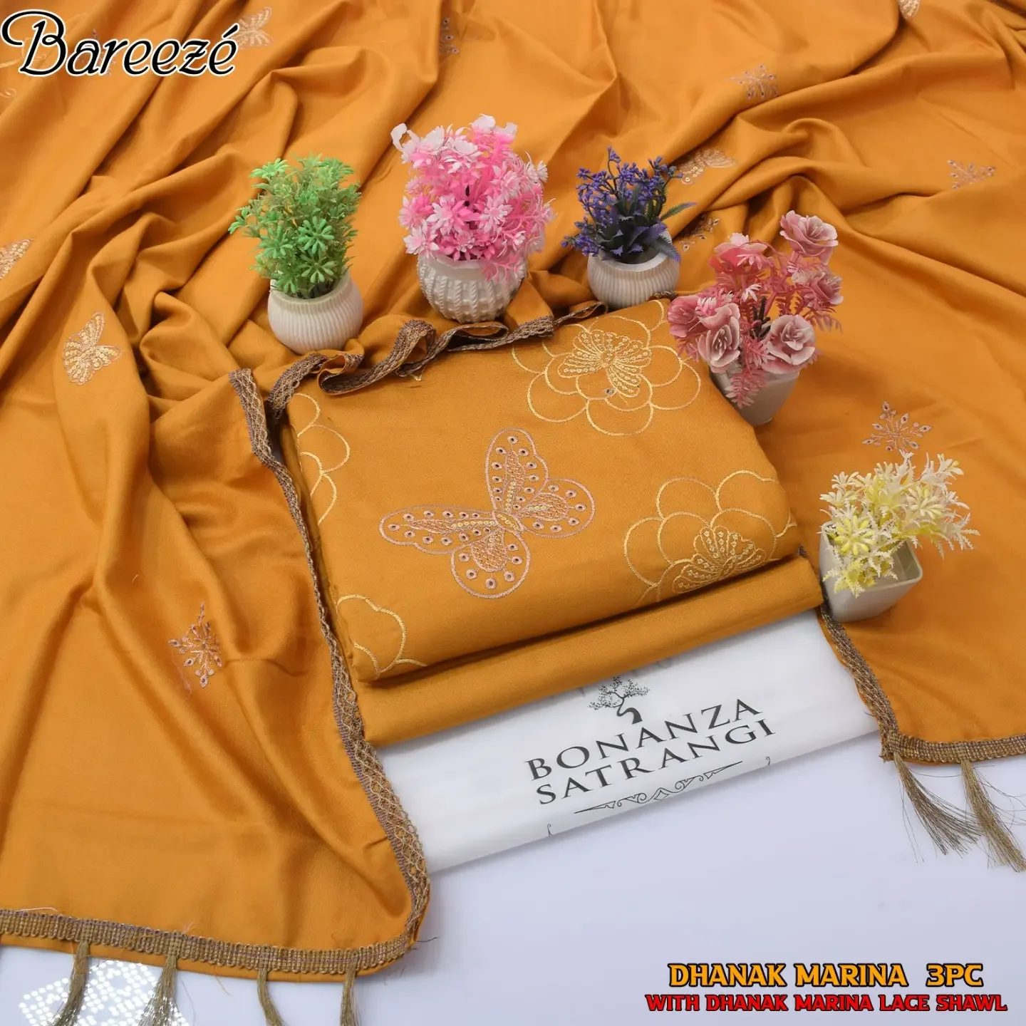 ( BONANZA SATRANGI Opening 2026-27 ) FABRIC MARINA DHANAK — clothing image 7
