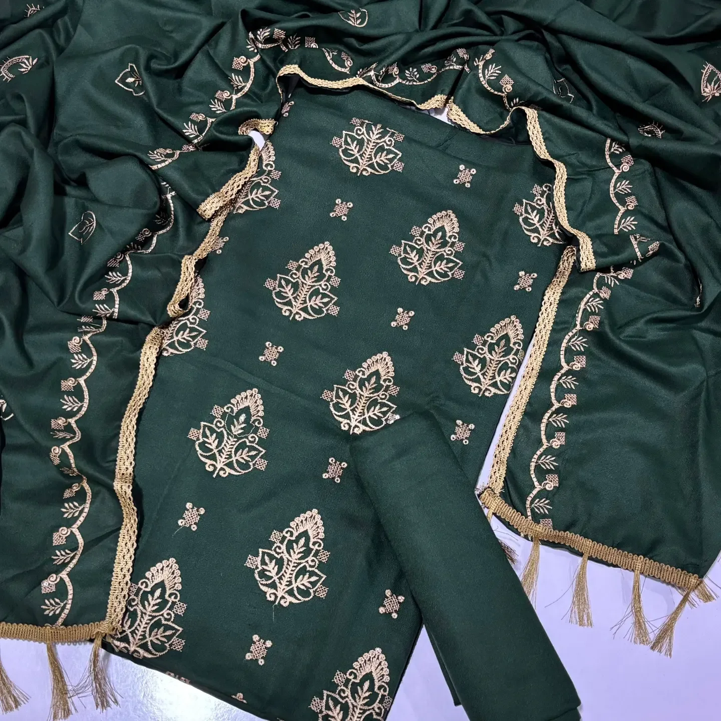 ( BONANZA SATRANGI Opening 2026-27 ) FABRIC MARINA DHANAK — clothing image 4