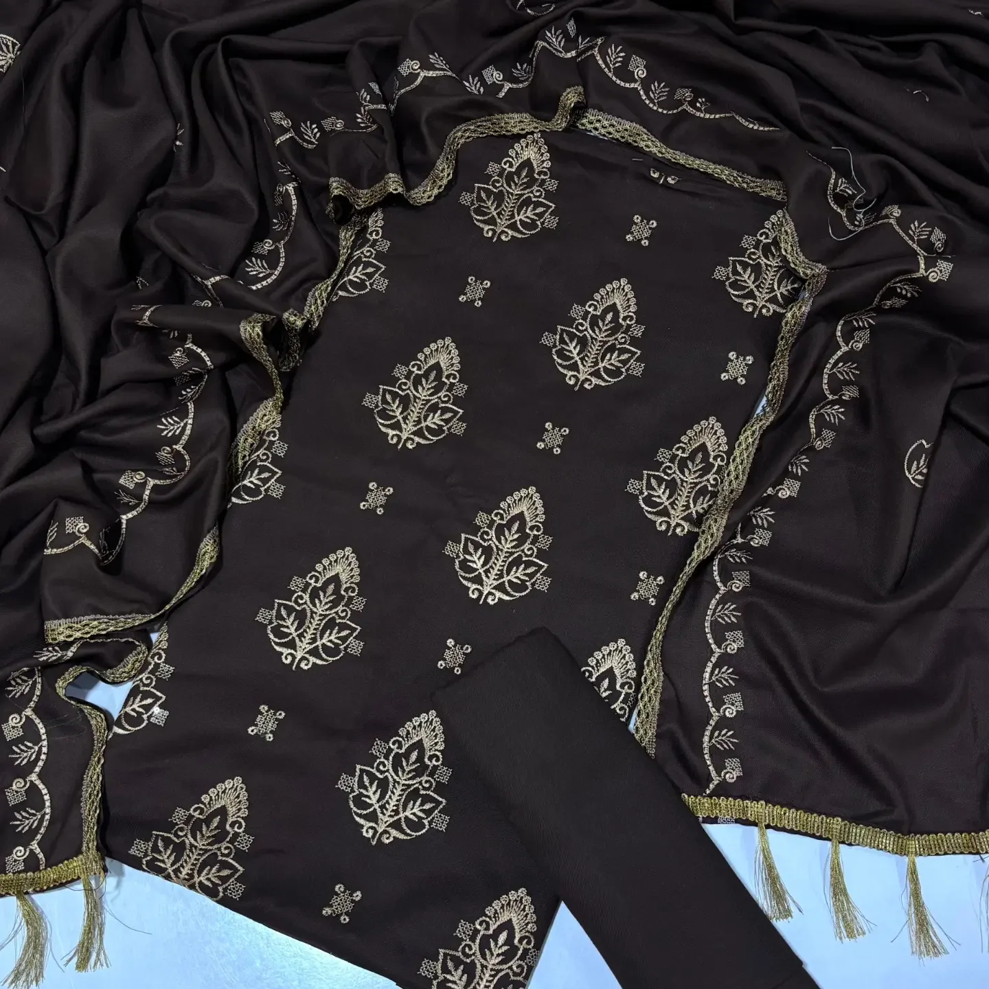 ( BONANZA SATRANGI Opening 2026-27 ) FABRIC MARINA DHANAK — clothing image 5
