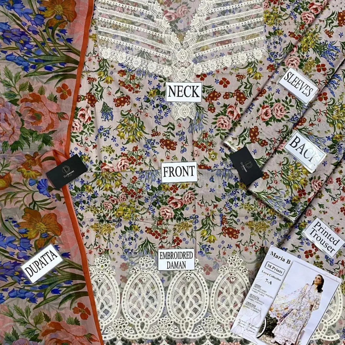 Brand mix sale live now Fabric Details Lawn & Chiffon • — clothing image 14