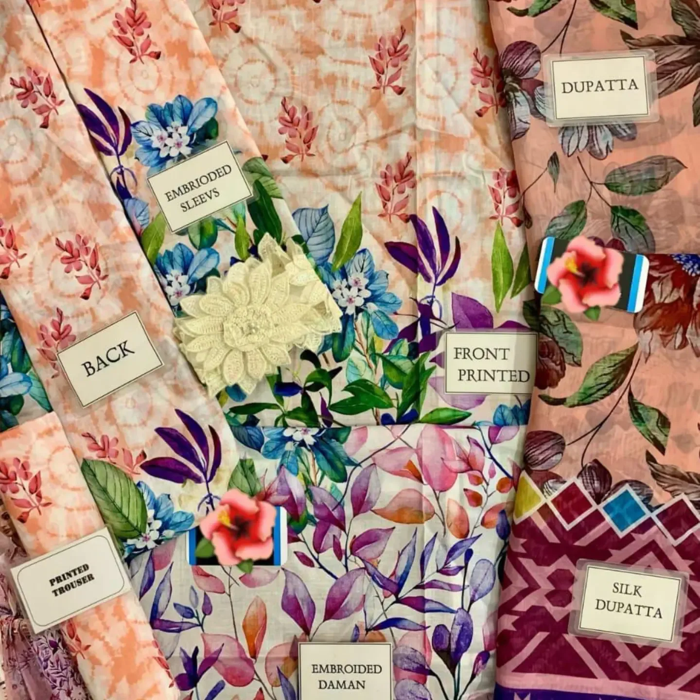 Brand mix sale live now Fabric Details Lawn & Chiffon • — clothing image 16