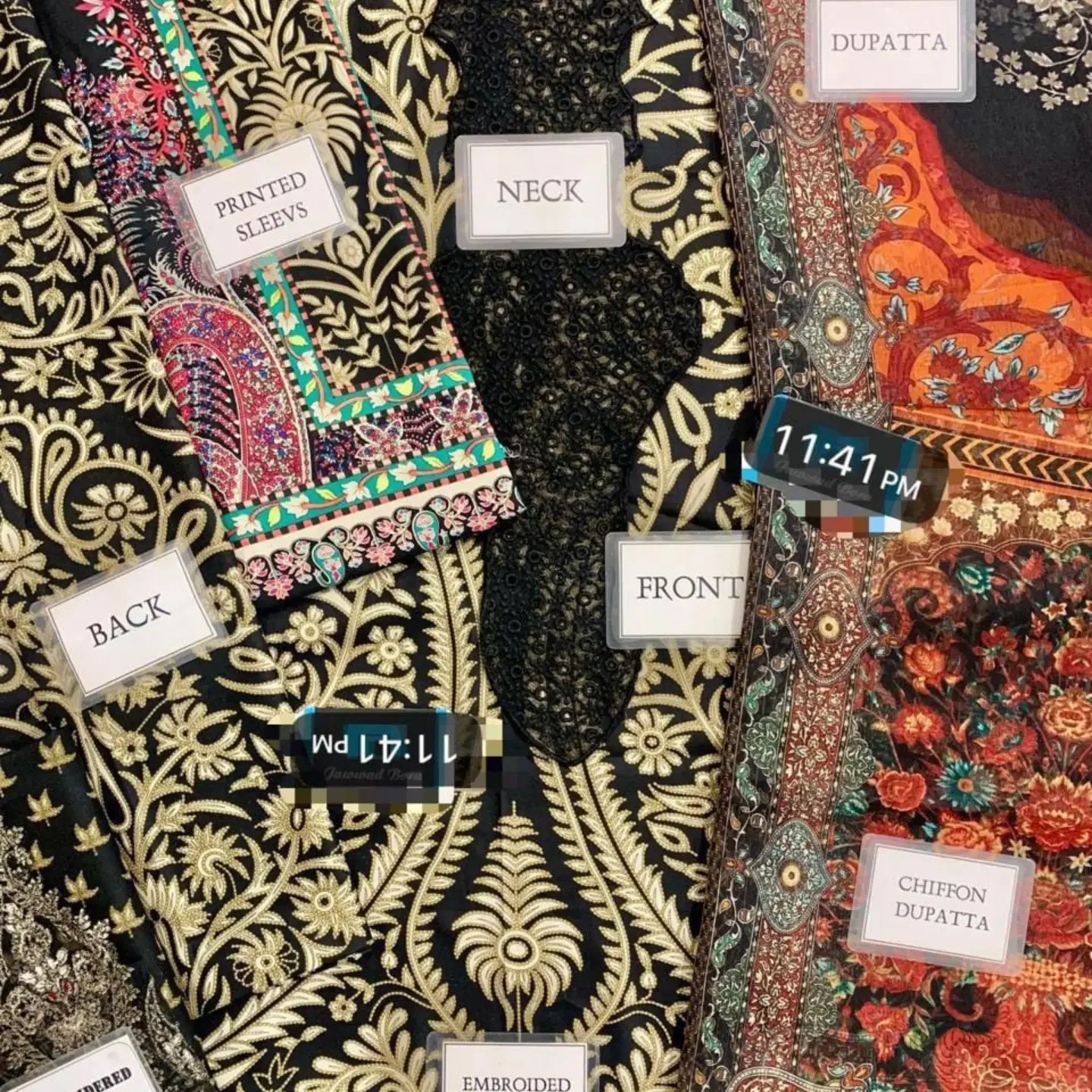 Brand mix sale live now Fabric Details Lawn & Chiffon • — clothing image 19