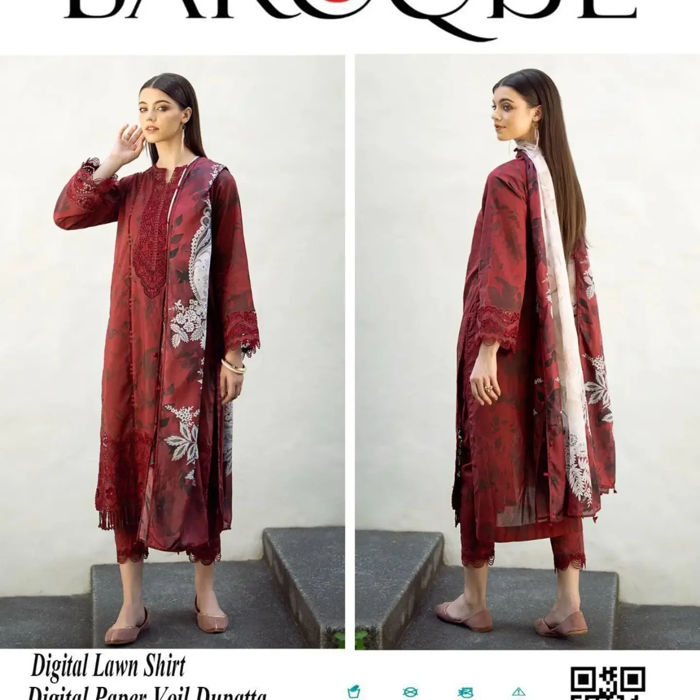 Lawn Patches Sale Mela Baroque Premium Digital Printed LAW — clothing image 13