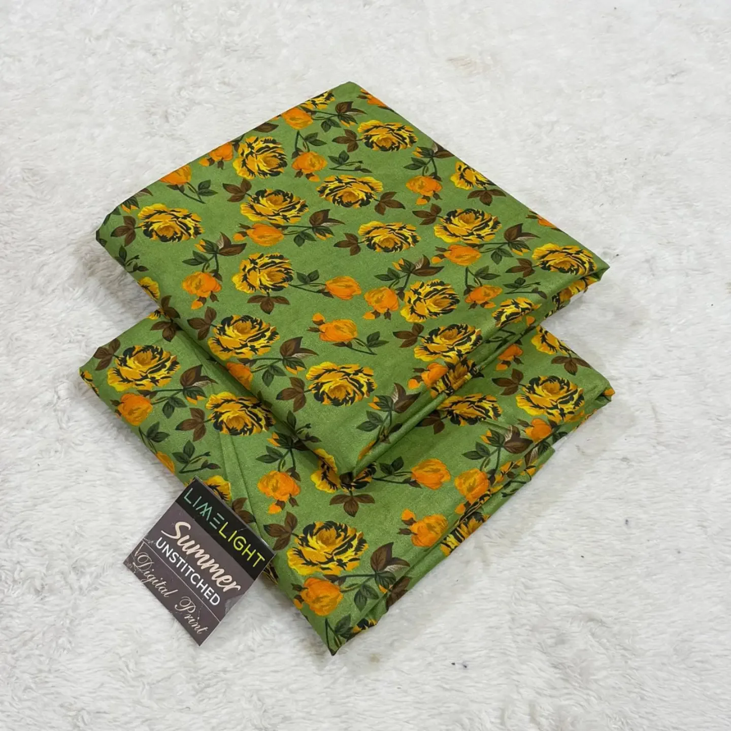 LIMELIGHT Original 2pc Unstitched Printed lawn Collection — clothing image 4