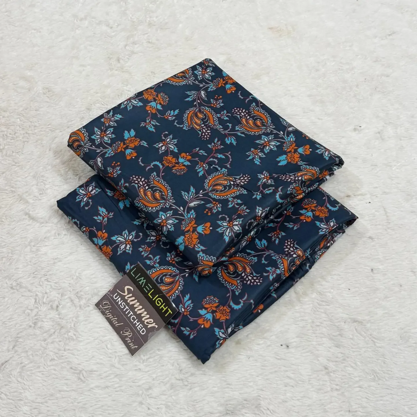 LIMELIGHT Original 2pc Unstitched Printed lawn Collection — clothing image 9