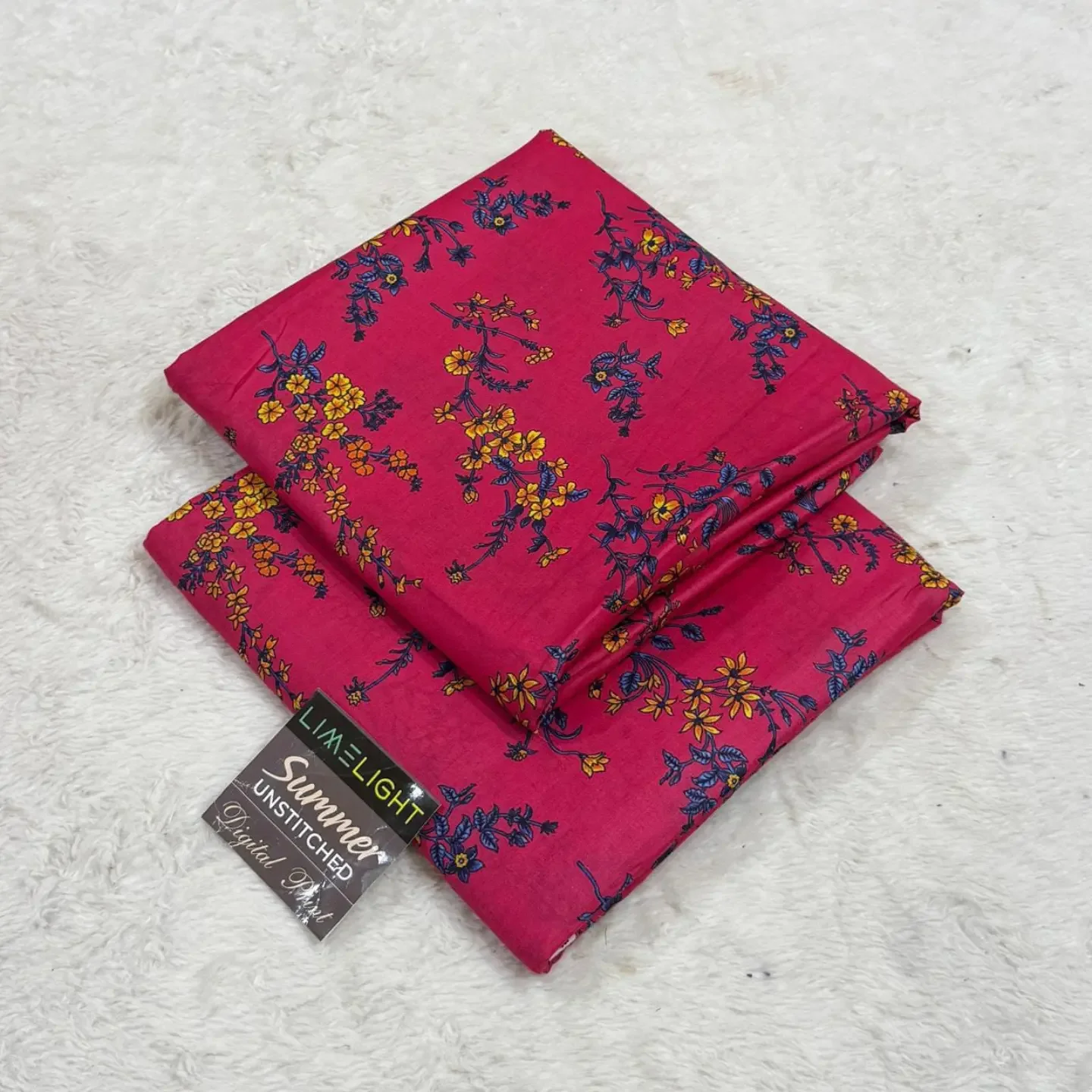 LIMELIGHT Original 2pc Unstitched Printed lawn Collection — clothing image 10