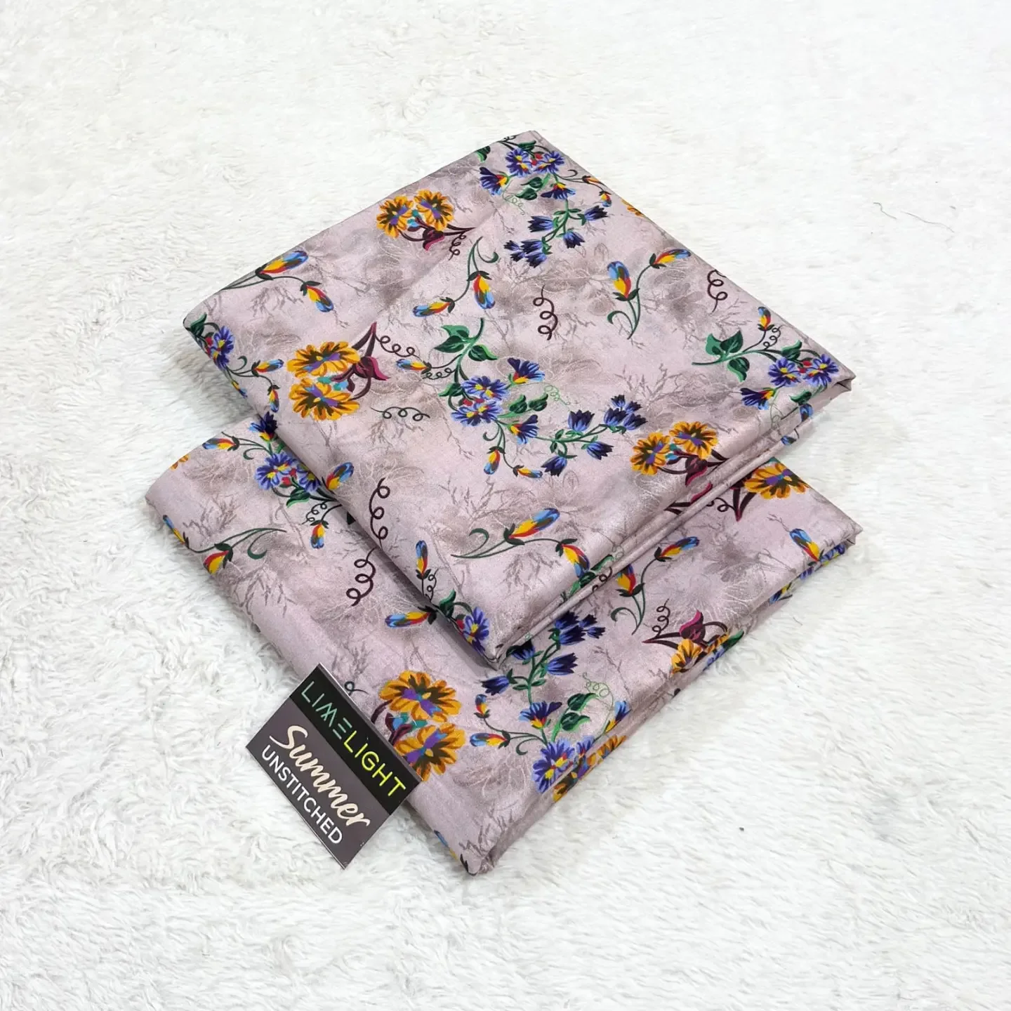 LIMELIGHT Original 2pc Unstitched Printed lawn Collection — clothing image 11
