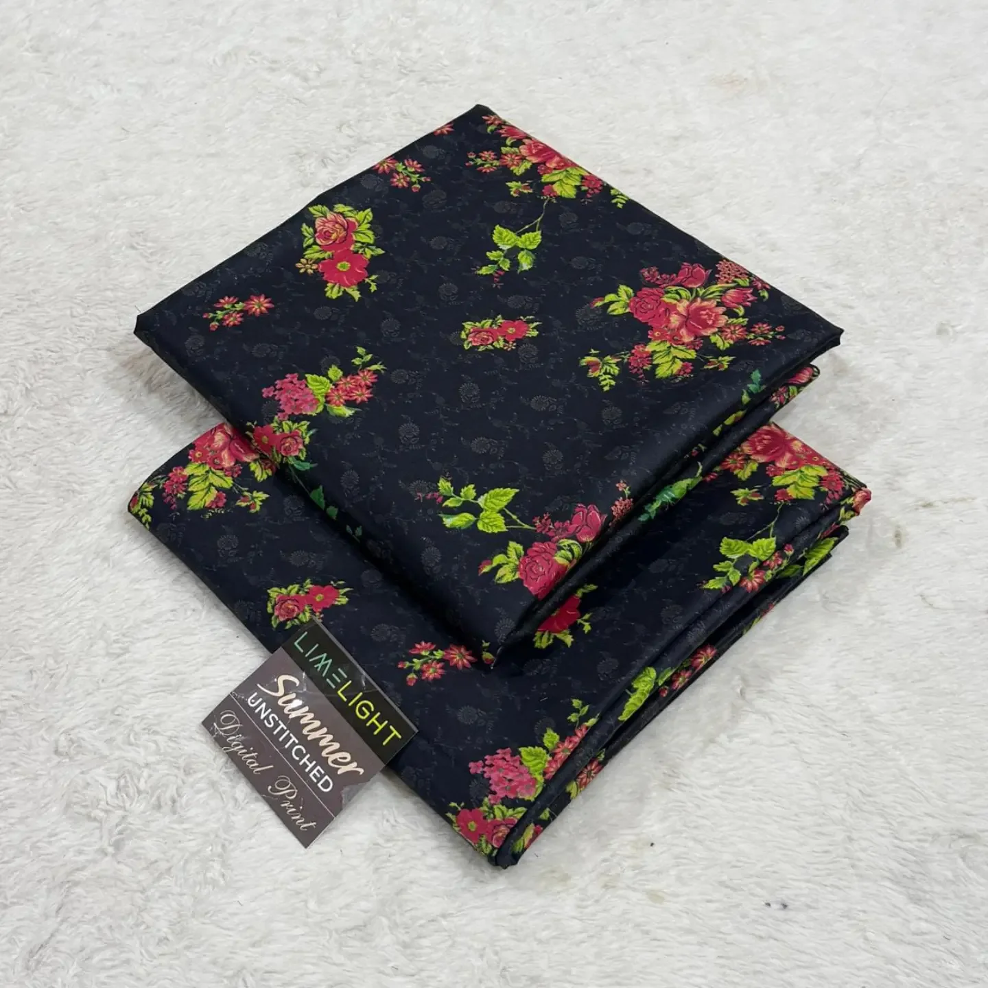 LIMELIGHT Original 2pc Unstitched Printed lawn Collection — clothing image 12