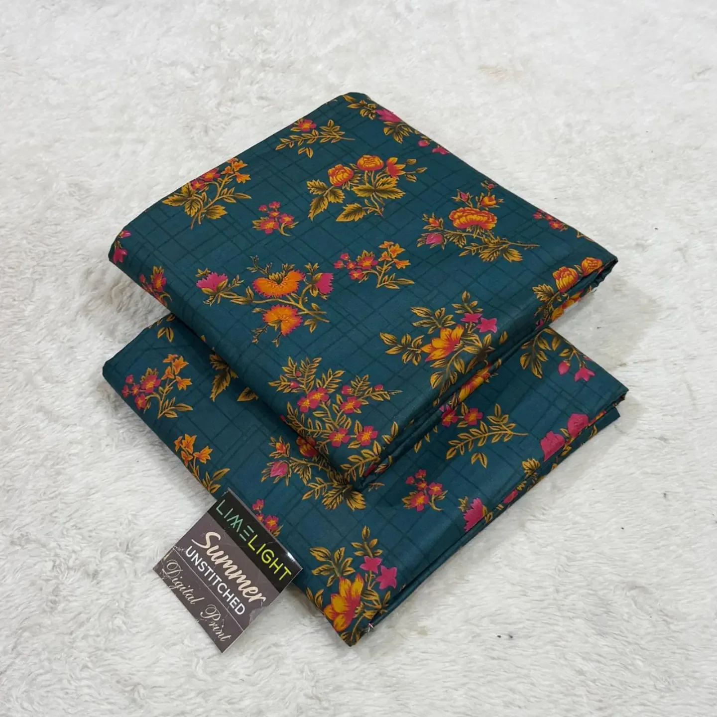 LIMELIGHT Original 2pc Unstitched Printed lawn Collection — clothing image 13