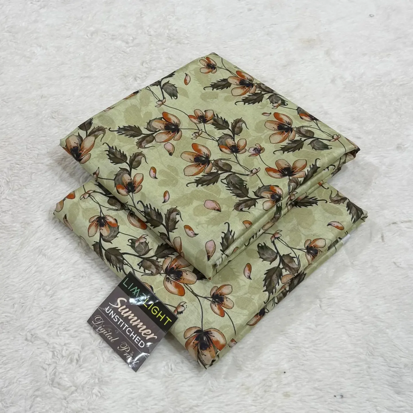 LIMELIGHT Original 2pc Unstitched Printed lawn Collection — clothing image 20
