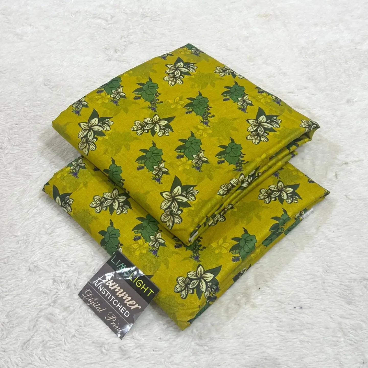 LIMELIGHT Original 2pc Unstitched Printed lawn Collection — clothing image 3