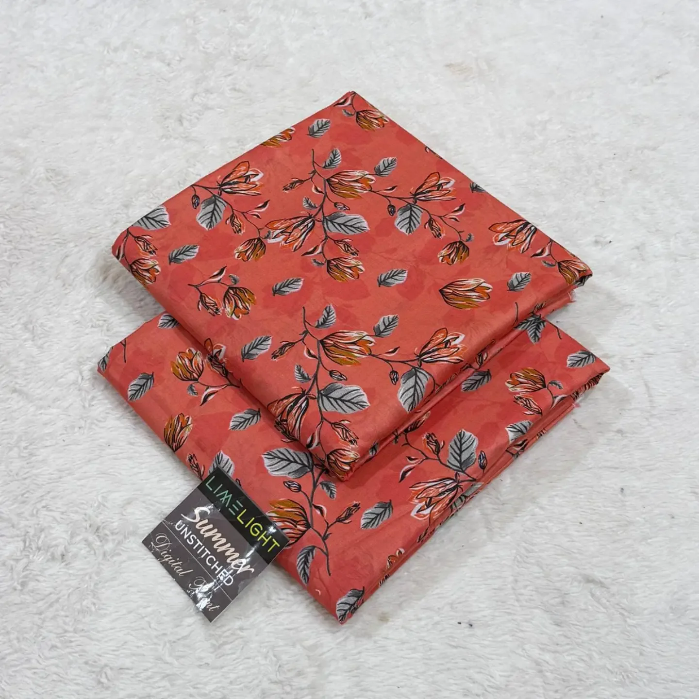 LIMELIGHT Original 2pc Unstitched Printed lawn Collection — clothing image 4