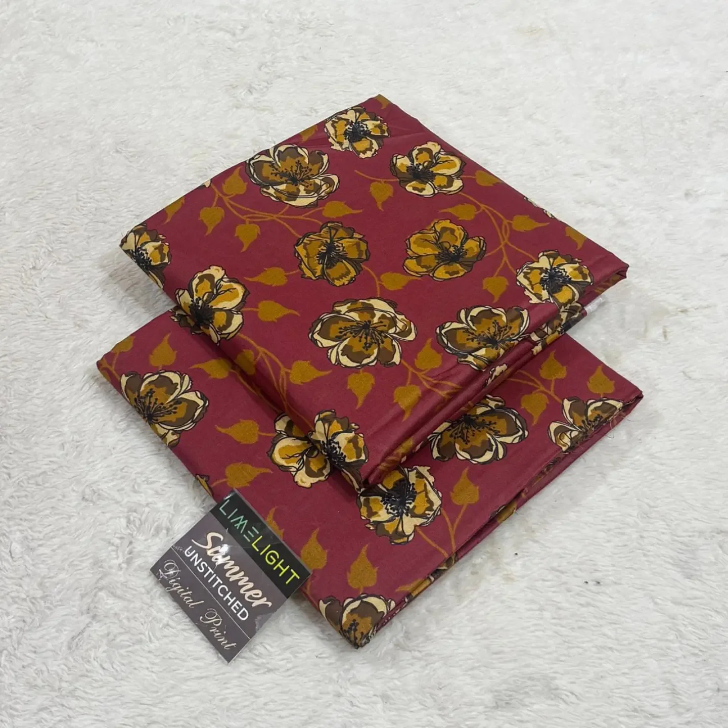 LIMELIGHT Original 2pc Unstitched Printed lawn Collection — clothing image 8