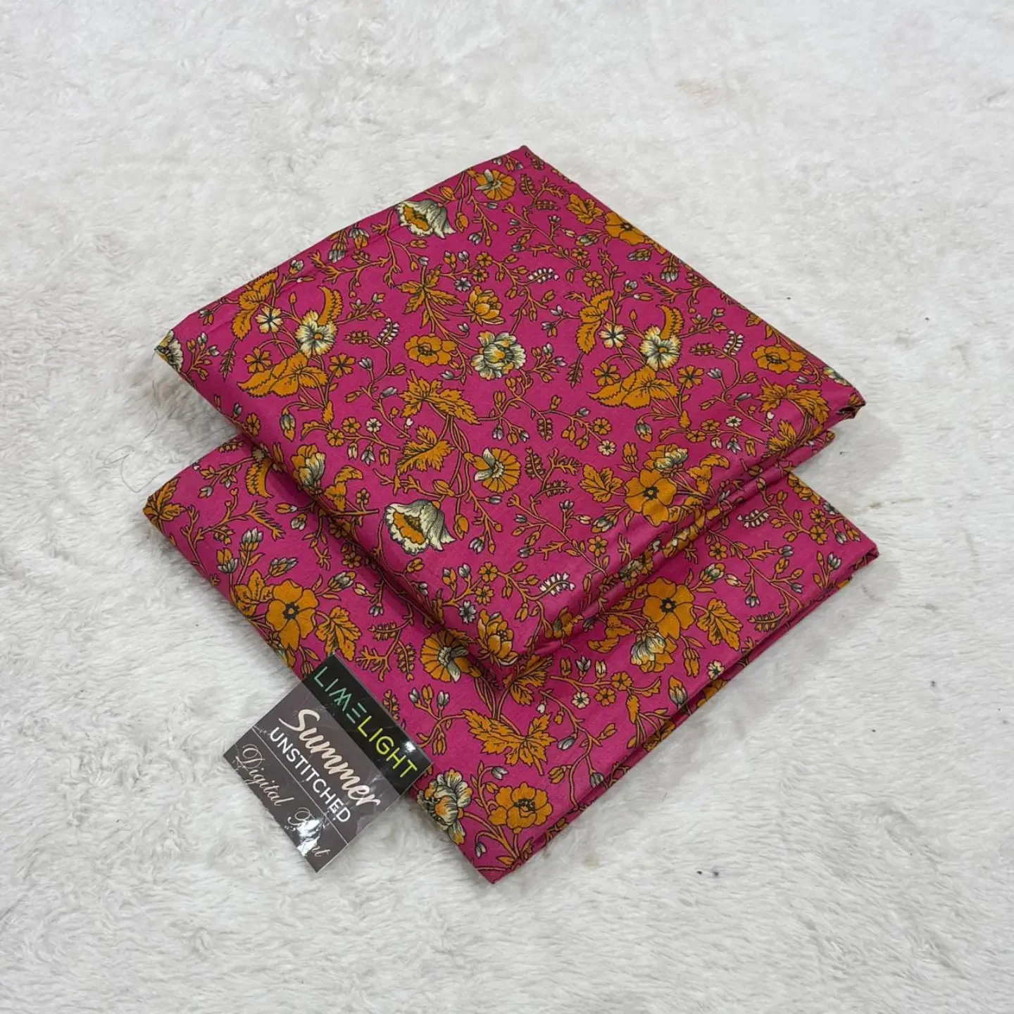 LIMELIGHT Original 2pc Unstitched Printed lawn Collection — clothing image 9