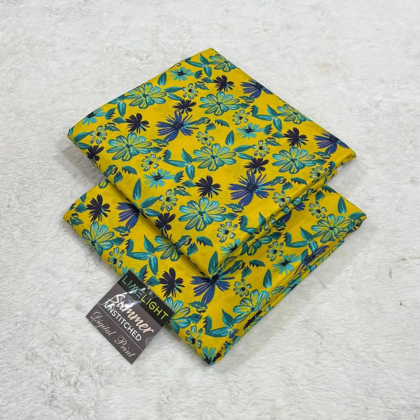 LIMELIGHT Original 2pc Unstitched Printed lawn Collection — clothing image 15