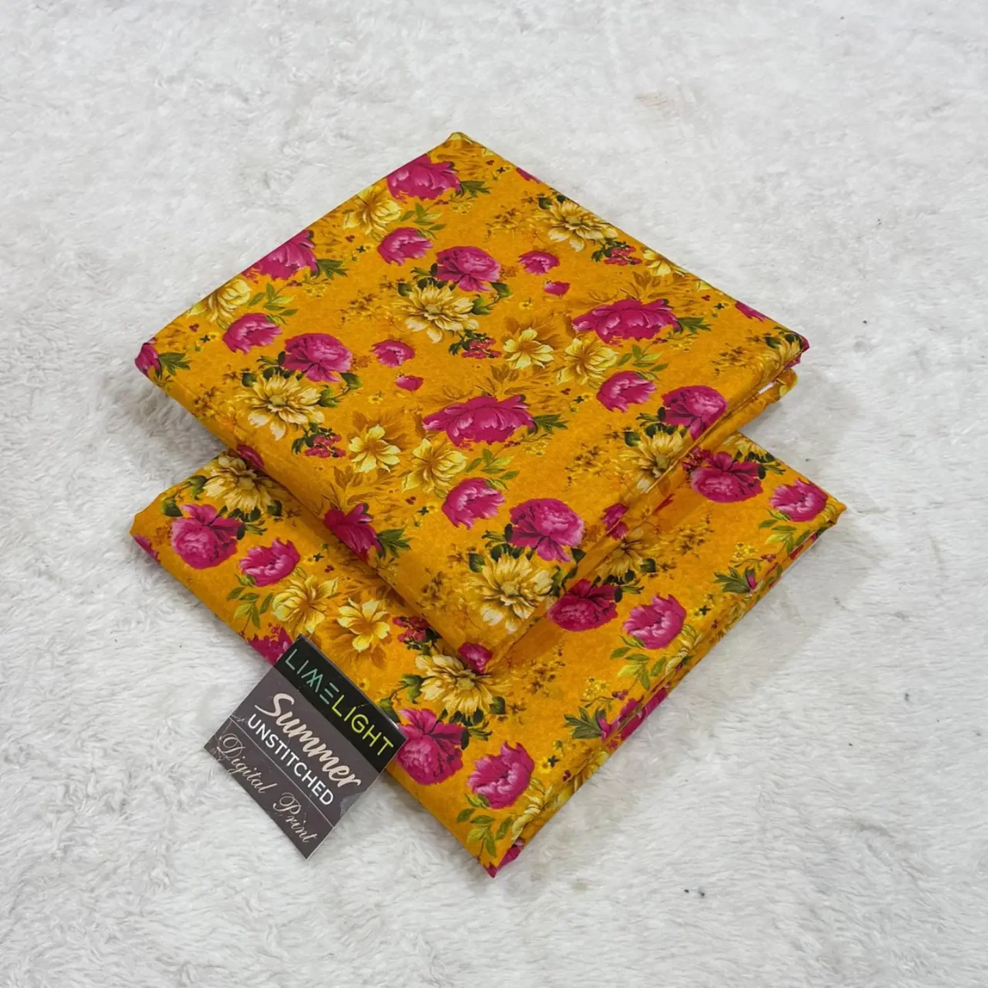 LIMELIGHT Original 2pc Unstitched Printed lawn Collection — clothing image 16