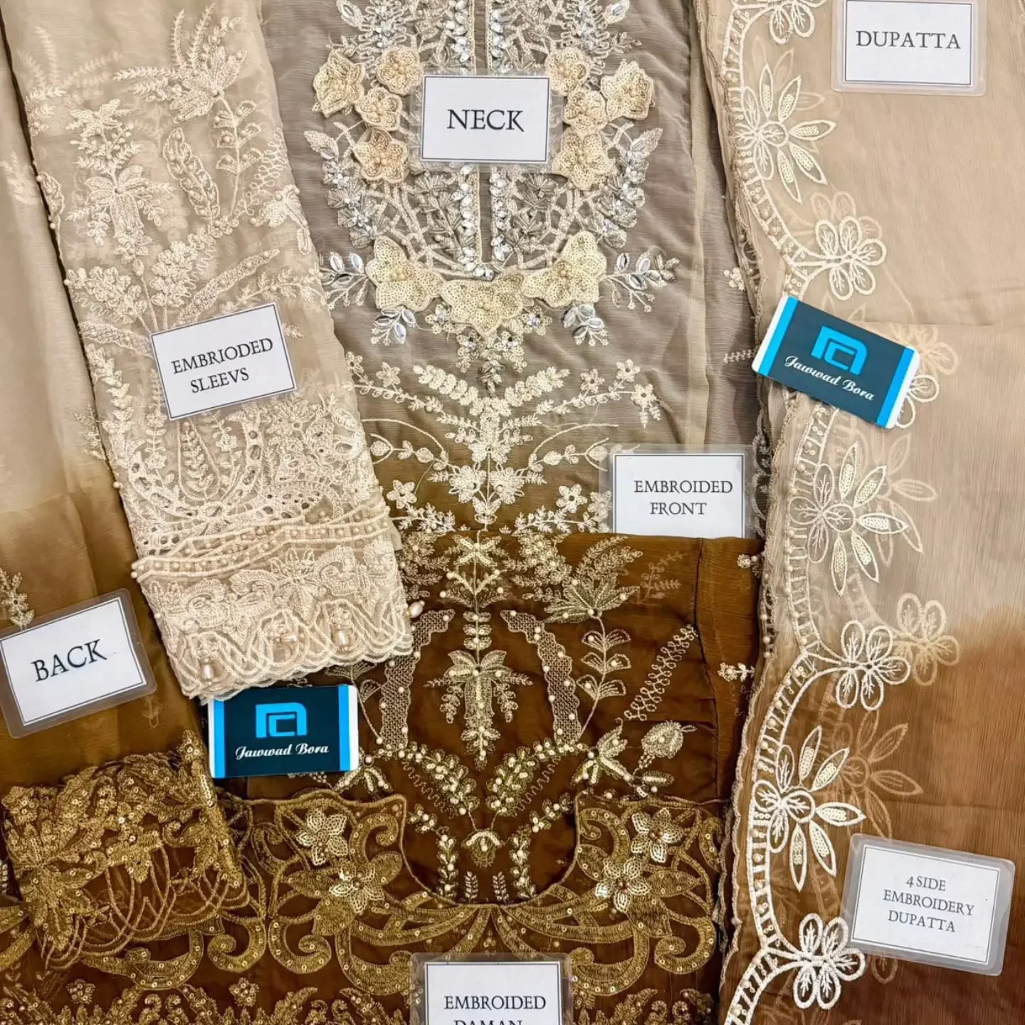 MARIA B CHIFFON COLLECTION 2026 chiffon tie & die fully heav — clothing image 1