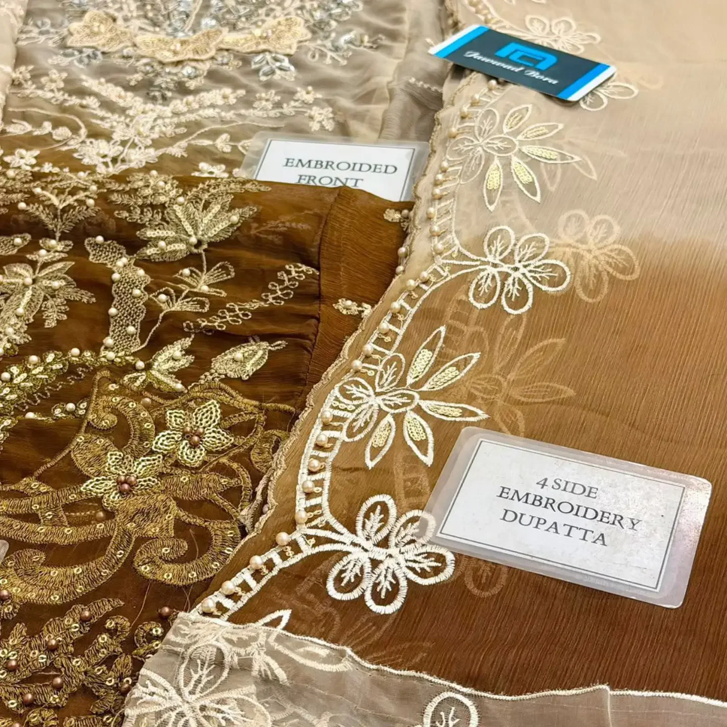 MARIA B CHIFFON COLLECTION 2026 chiffon tie & die fully heav — clothing image 3