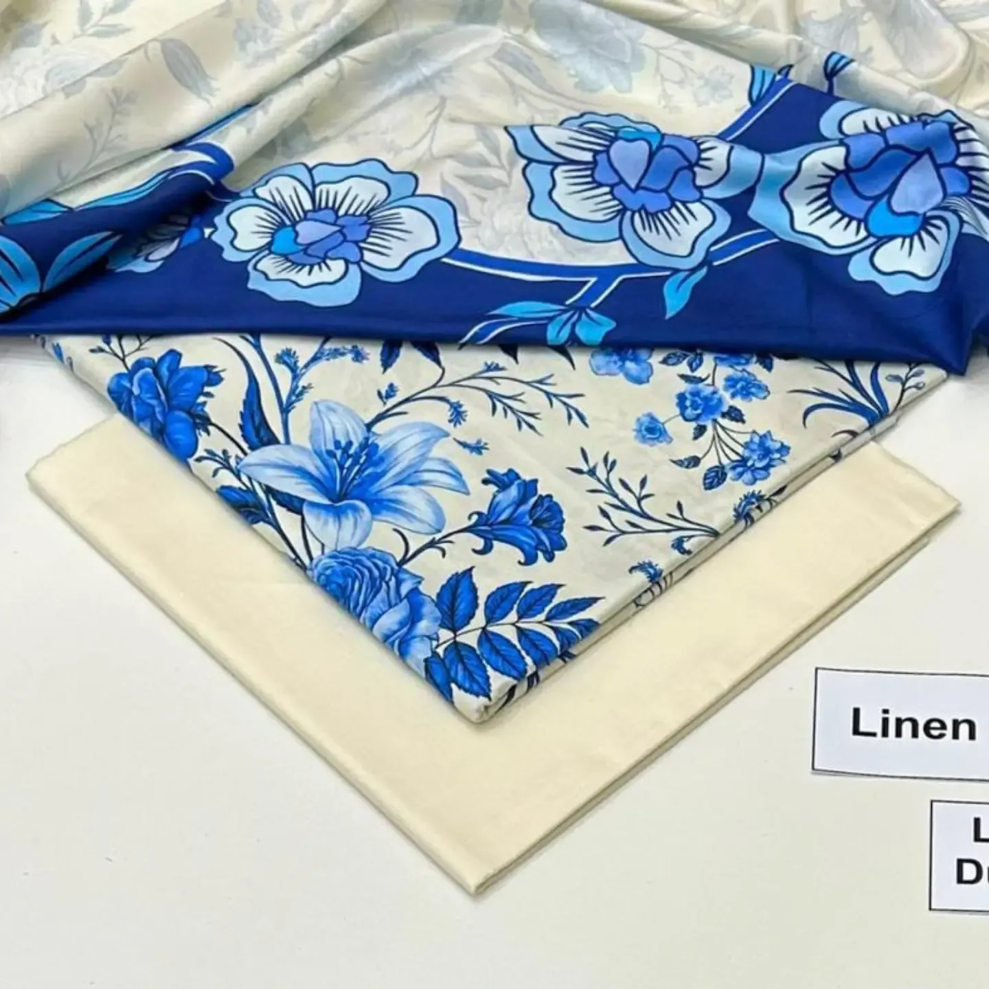 MARIA.B UN-STITCHED COLLECTION .3pc Printed LINEN Collection — clothing image 6