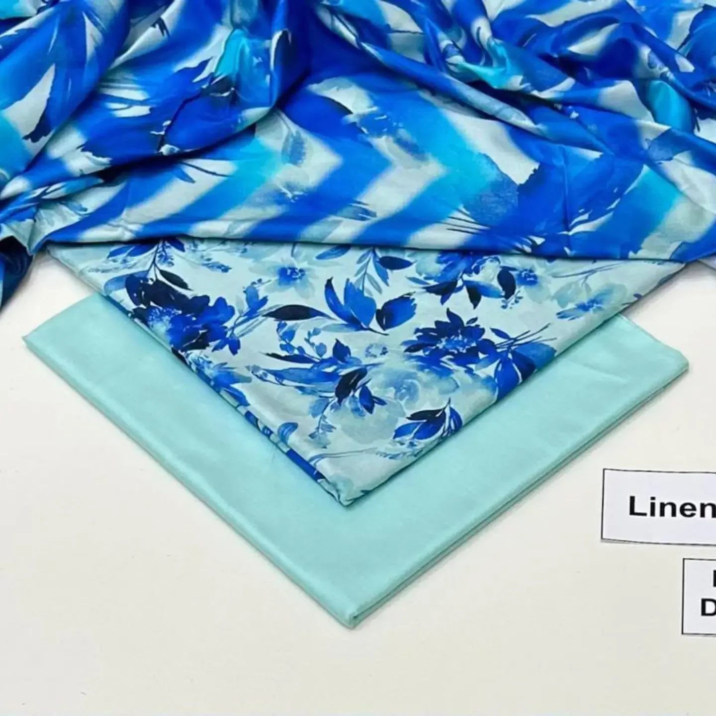 MARIA.B UN-STITCHED COLLECTION .3pc Printed LINEN Collection — clothing image 12