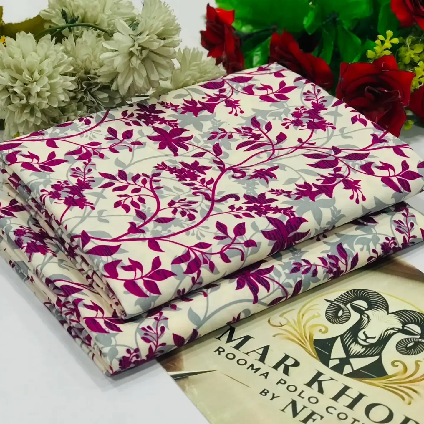 Markhor Rooma Polo CottonTM Offers you a stunning Floral Pr — clothing image 1