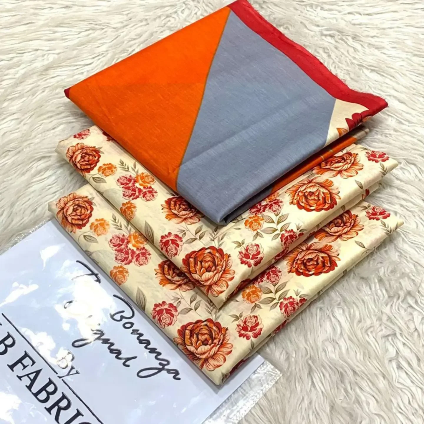 MIX BRAND 3pc Unstitched Printed LAWN Collection Fabric LAWN — clothing image 14