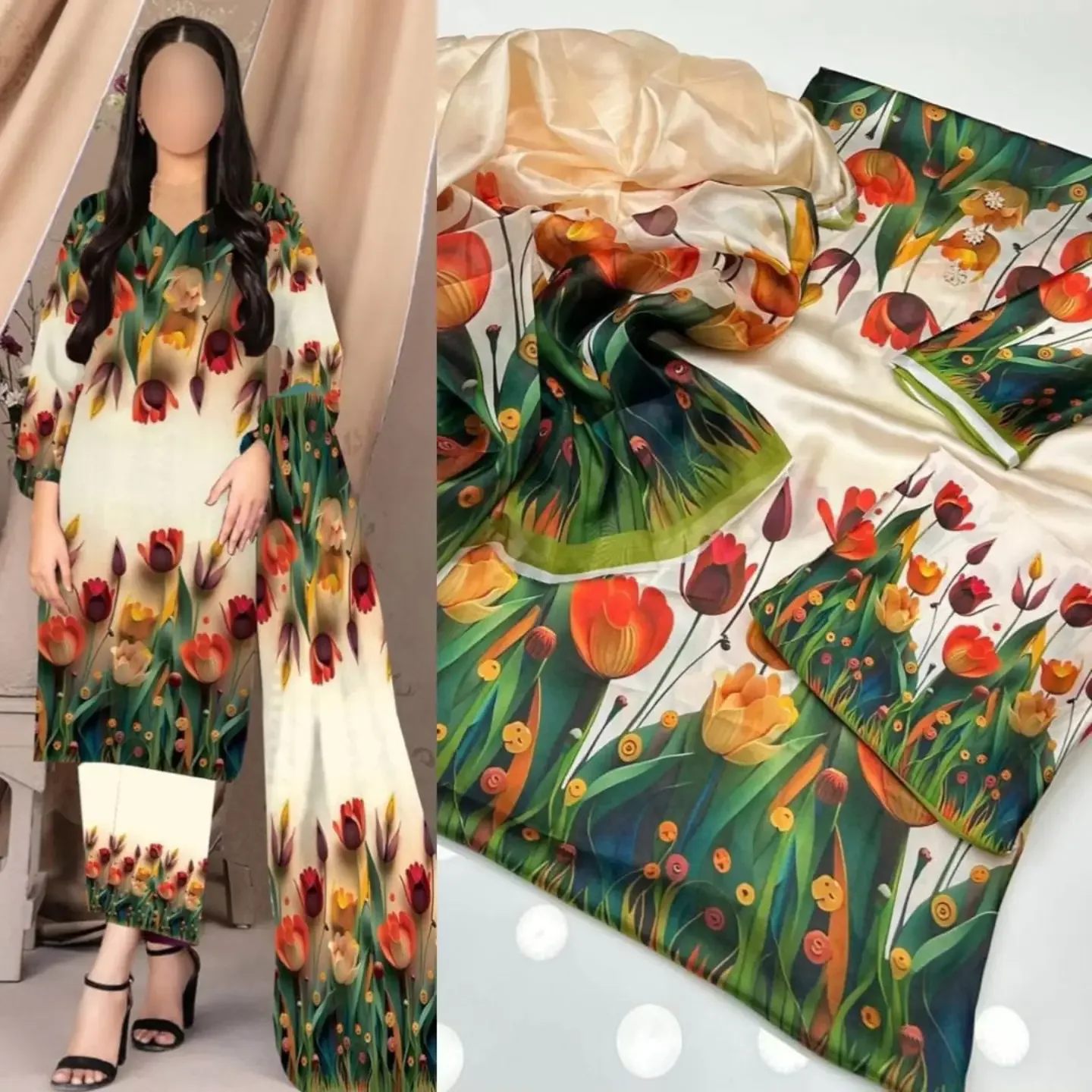 New Designs Alhamdulillah Tie N Die Digital printed 3pc Sham 2026-08-11 Db5UvoTl dL 3961288581273089867 — clothing image 1