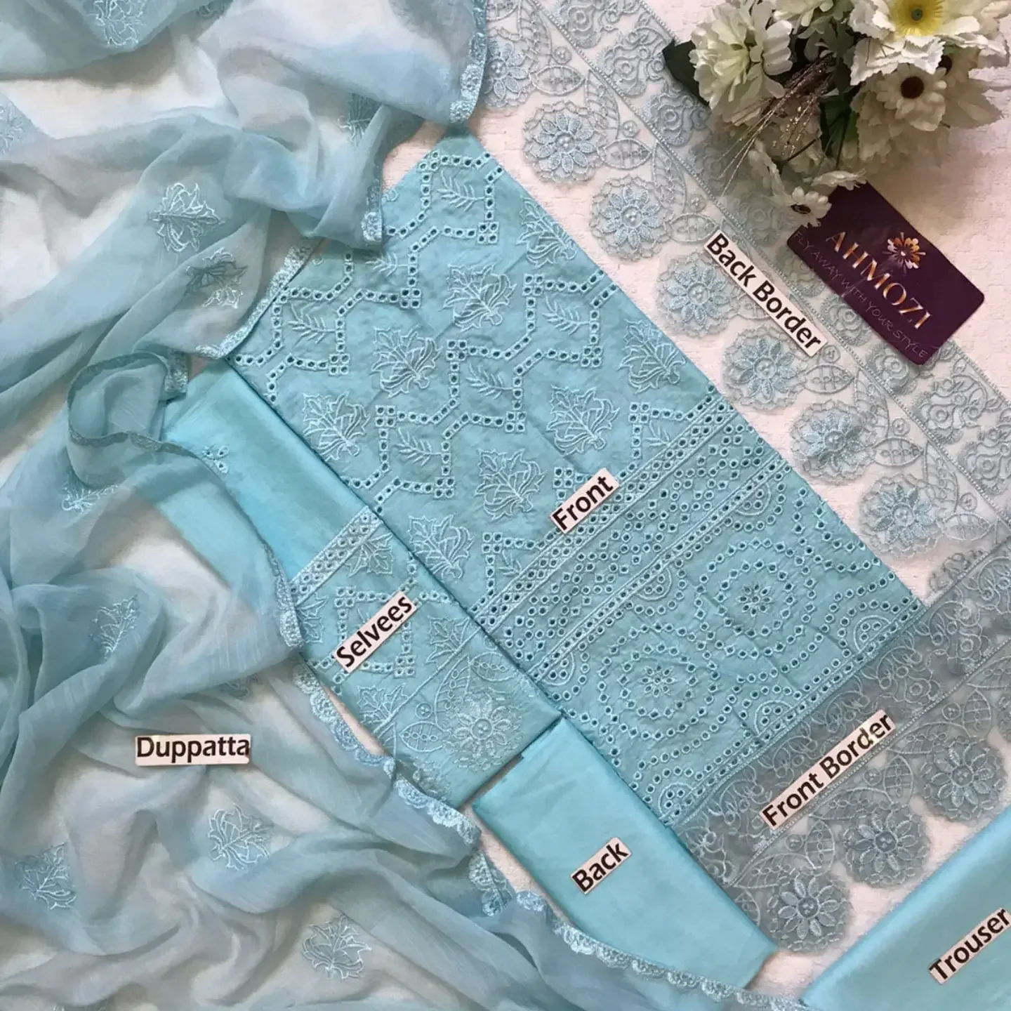 Presenting khaaf Lawn Collection Suit Details - Fully Heav — clothing image 1