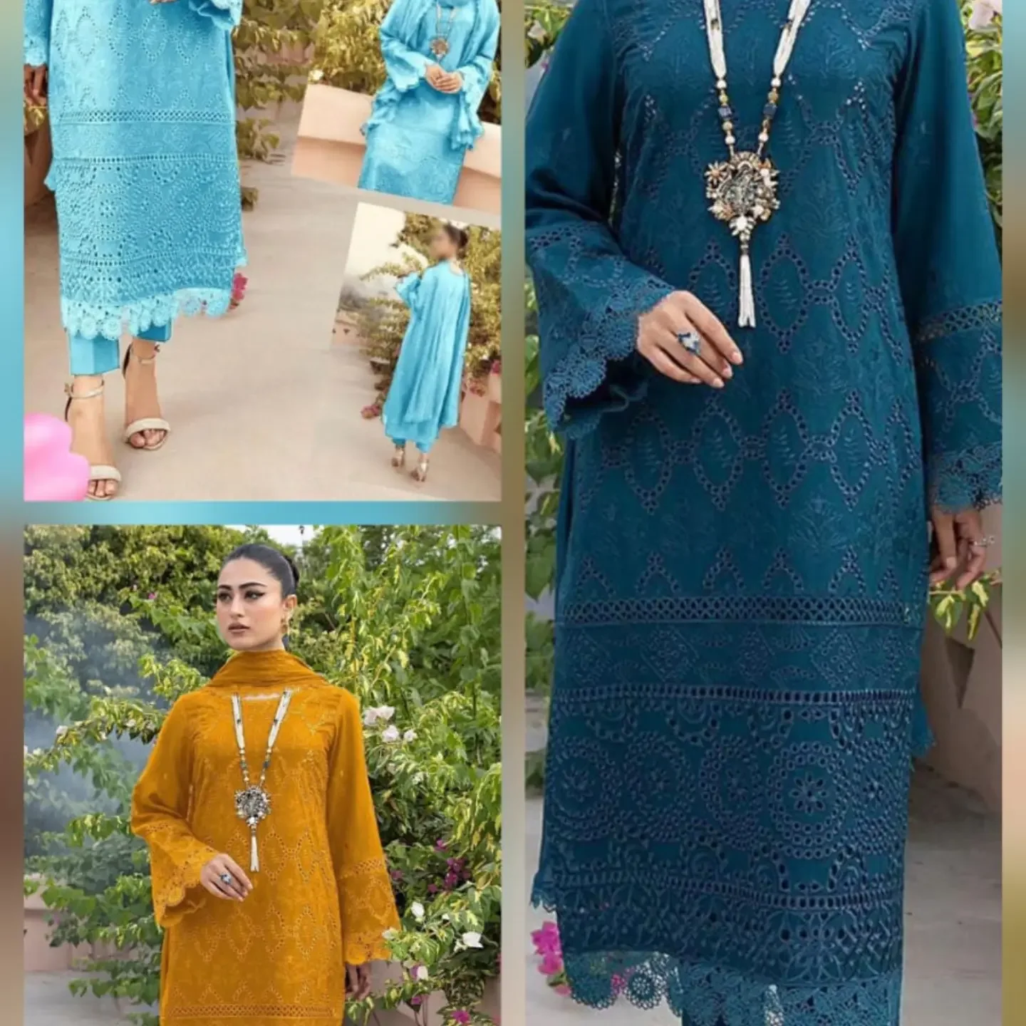 Presenting khaaf Lawn Collection Suit Details - Fully Heav — clothing image 3