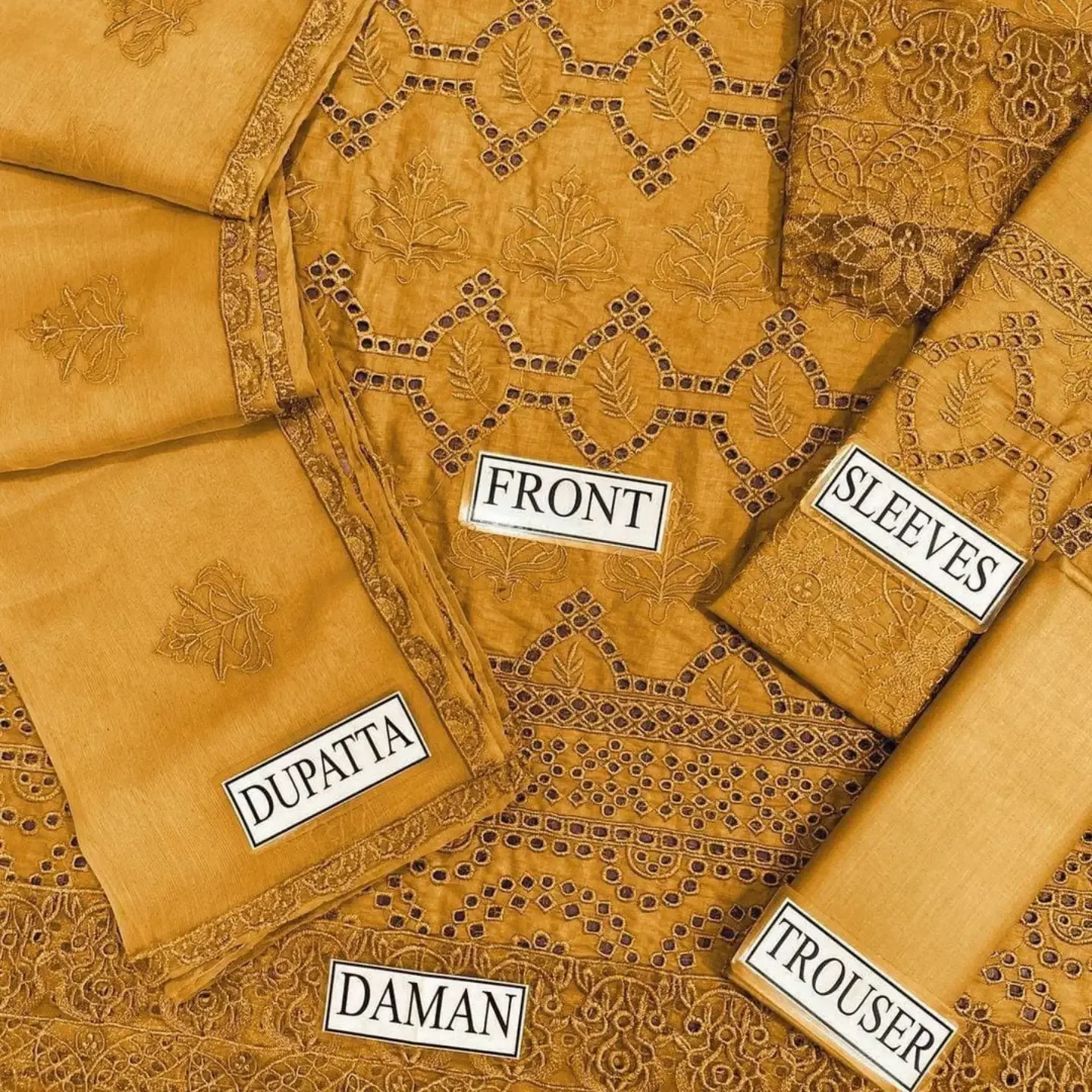Presenting khaaf Lawn Collection Suit Details - Fully Heav — clothing image 4